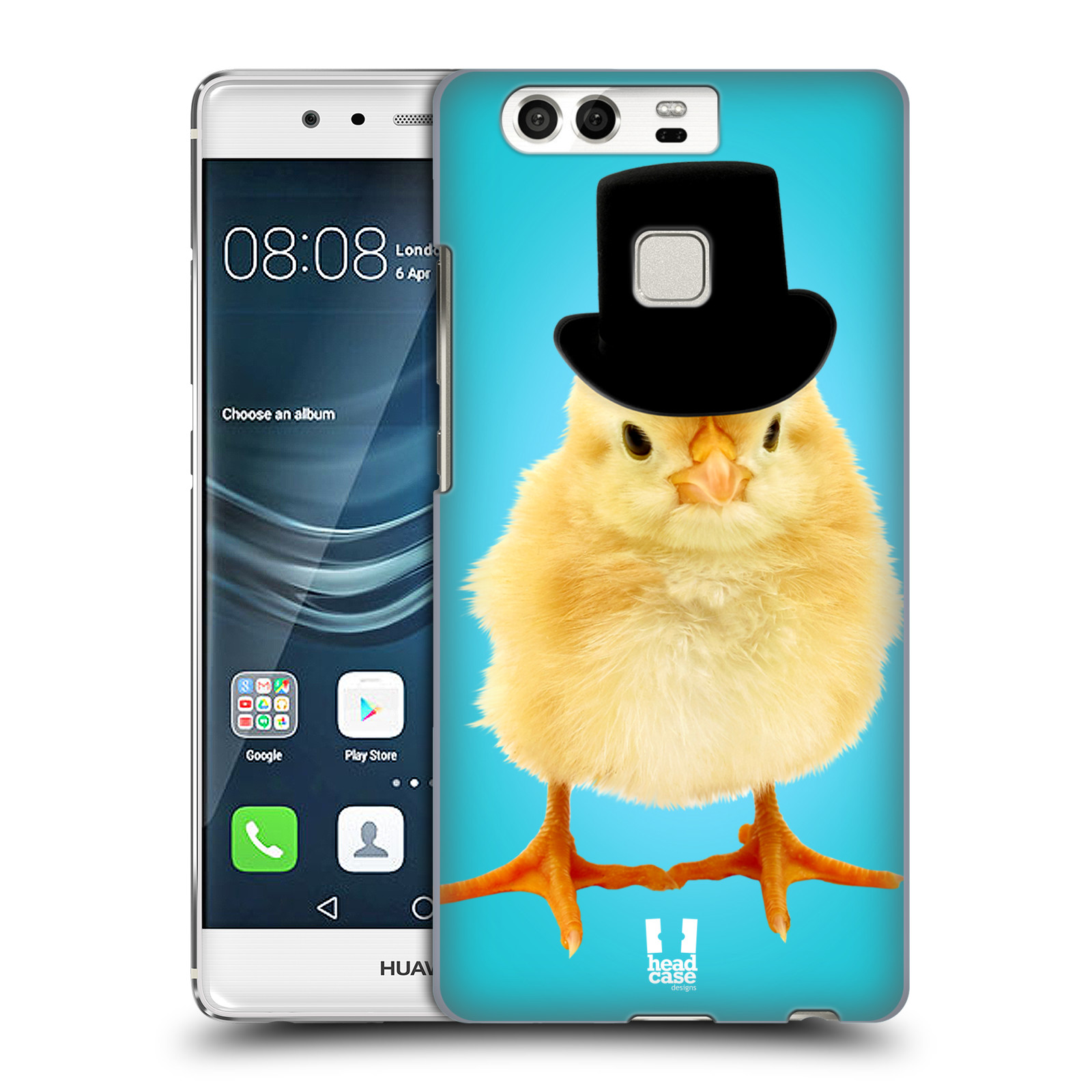 HEAD CASE plastový obal na mobil Huawei P9 / P9 DUAL SIM vzor Legrační zvířátka Mr. kuřátko