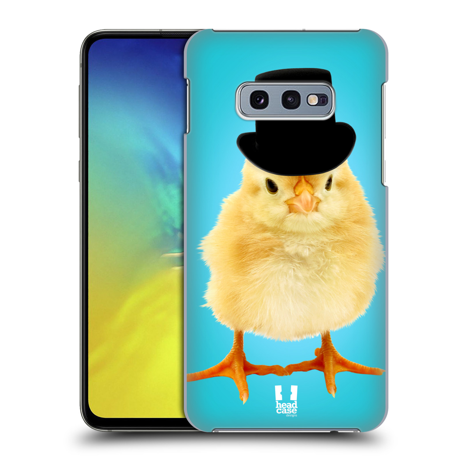 Pouzdro na mobil Samsung Galaxy S10e - HEAD CASE - vzor Legrační zvířátka Mr. kuřátko