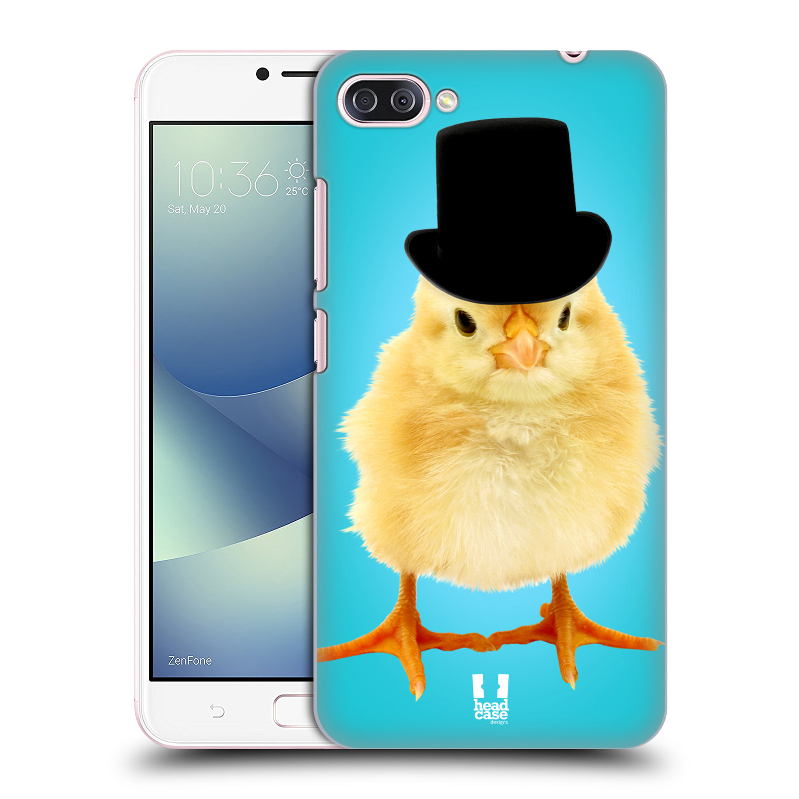 HEAD CASE plastový obal na mobil Asus Zenfone 4 MAX ZC554KL vzor Legrační zvířátka Mr. kuřátko