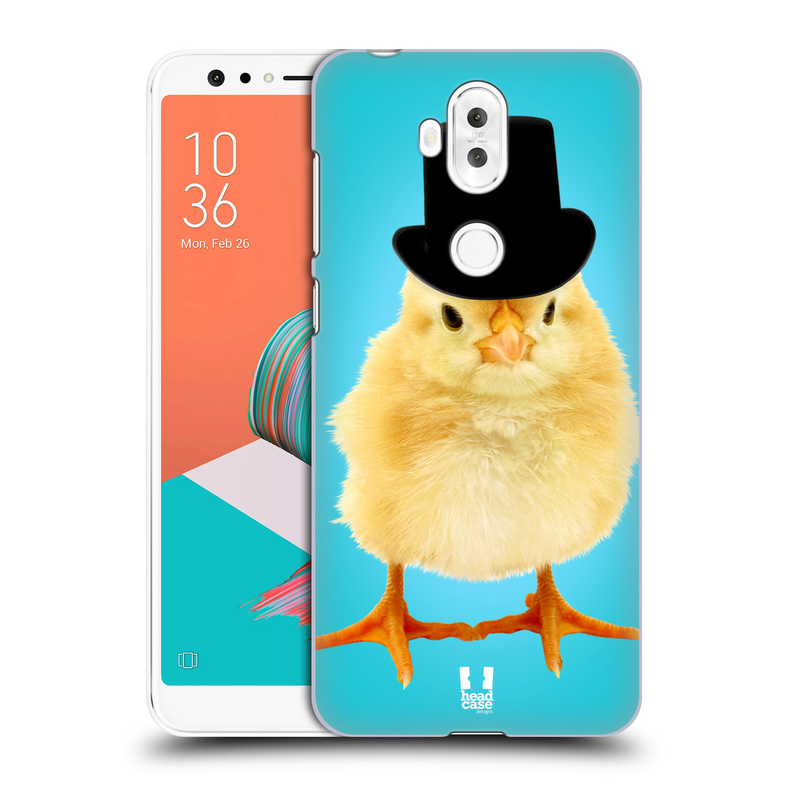 HEAD CASE plastový obal na mobil Asus Zenfone 5 LITE ZC600KL vzor Legrační zvířátka Mr. kuřátko