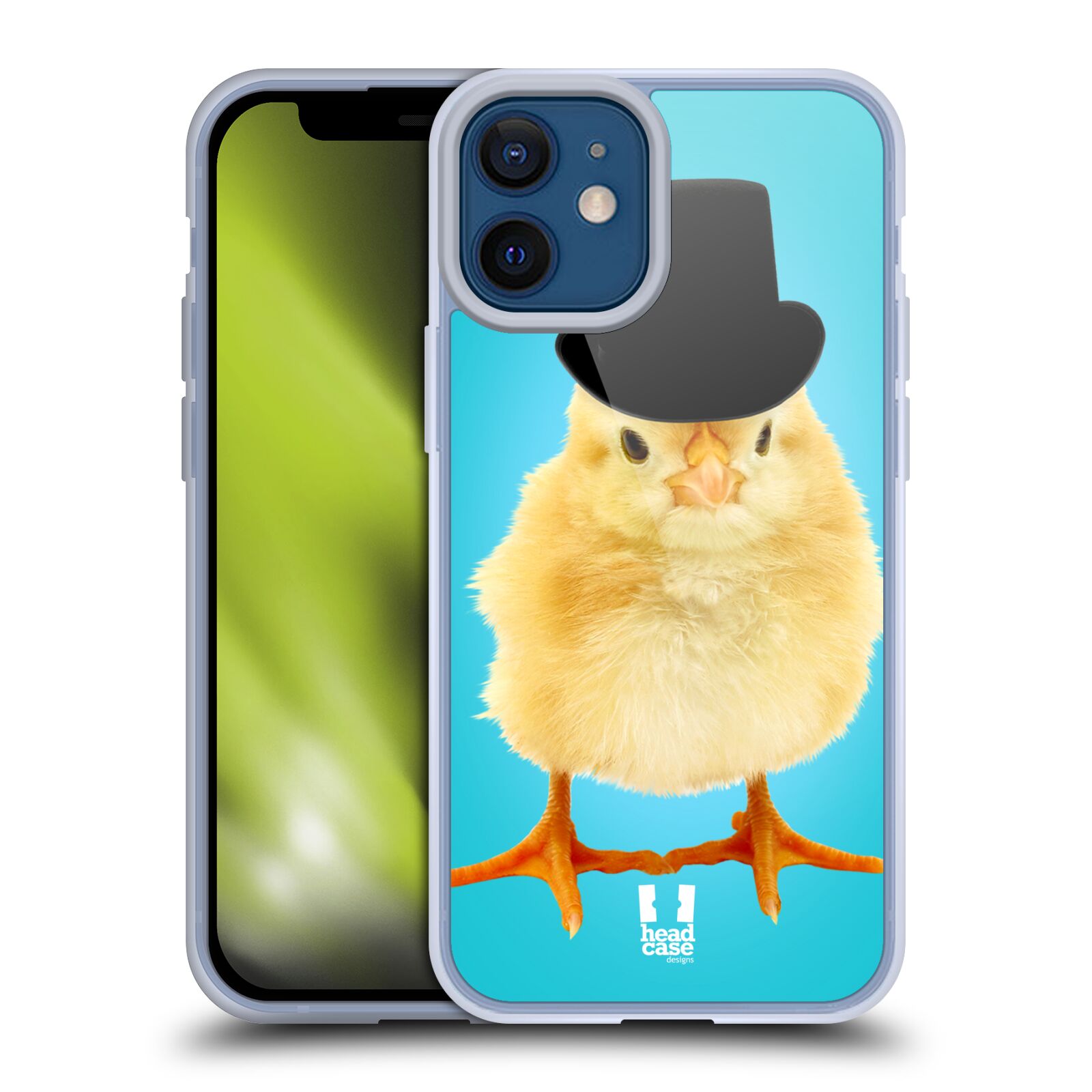 Plastový obal na mobil Apple Iphone 12 MINI vzor Legrační zvířátka Mr. kuřátko