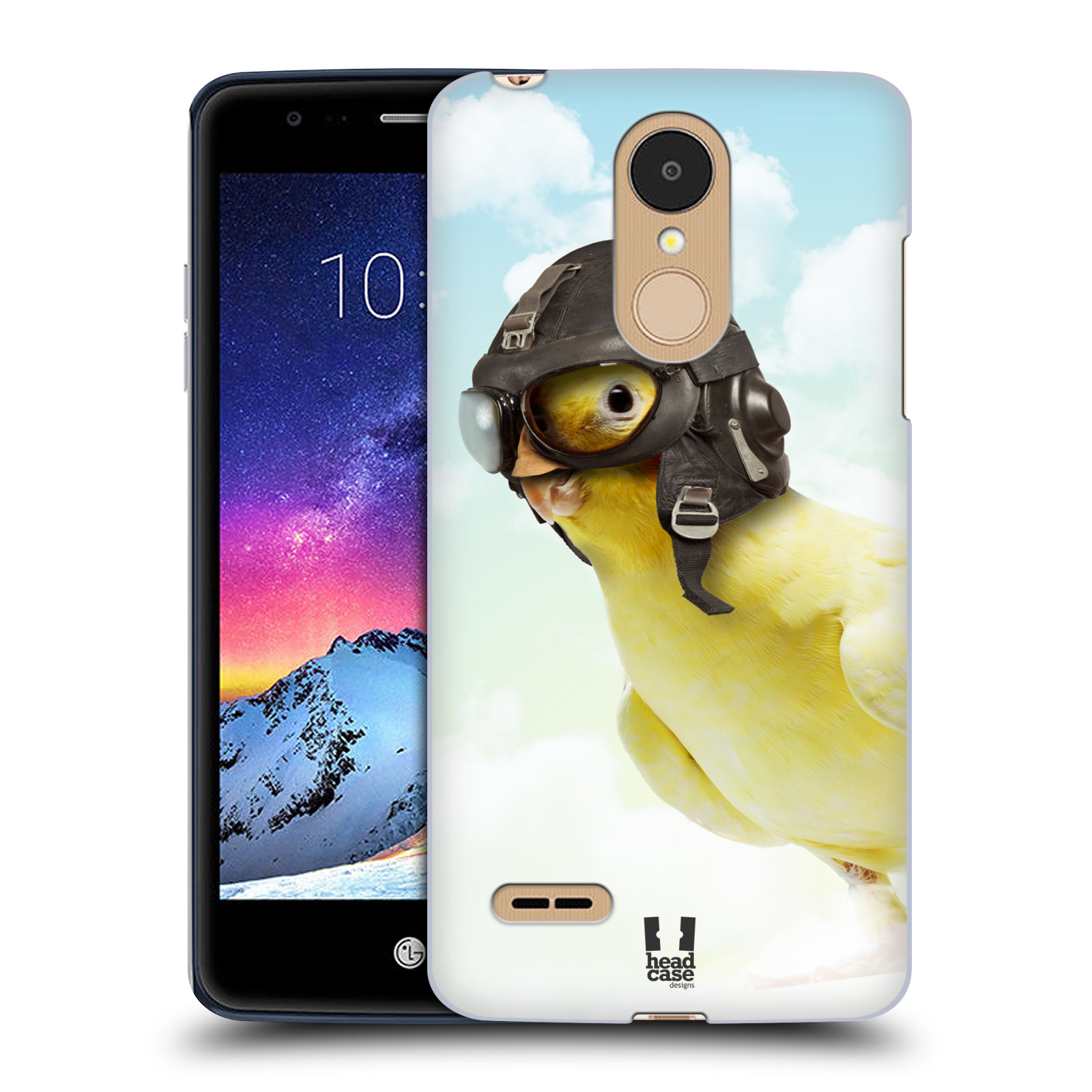 HEAD CASE plastový obal na mobil LG K9 / K8 2018 vzor Legrační zvířátka ptáček letec