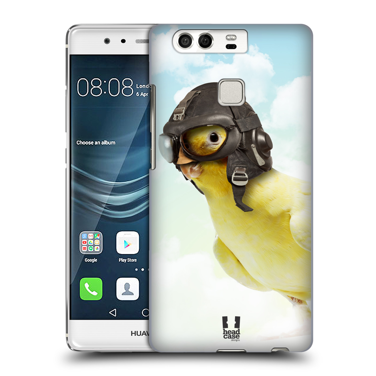 HEAD CASE plastový obal na mobil Huawei P9 / P9 DUAL SIM vzor Legrační zvířátka ptáček letec