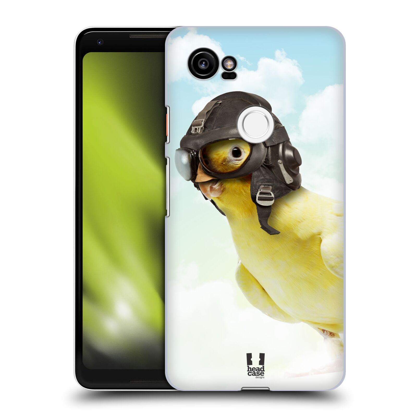 HEAD CASE plastový obal na mobil Google Pixel 2 XL vzor Legrační zvířátka ptáček letec