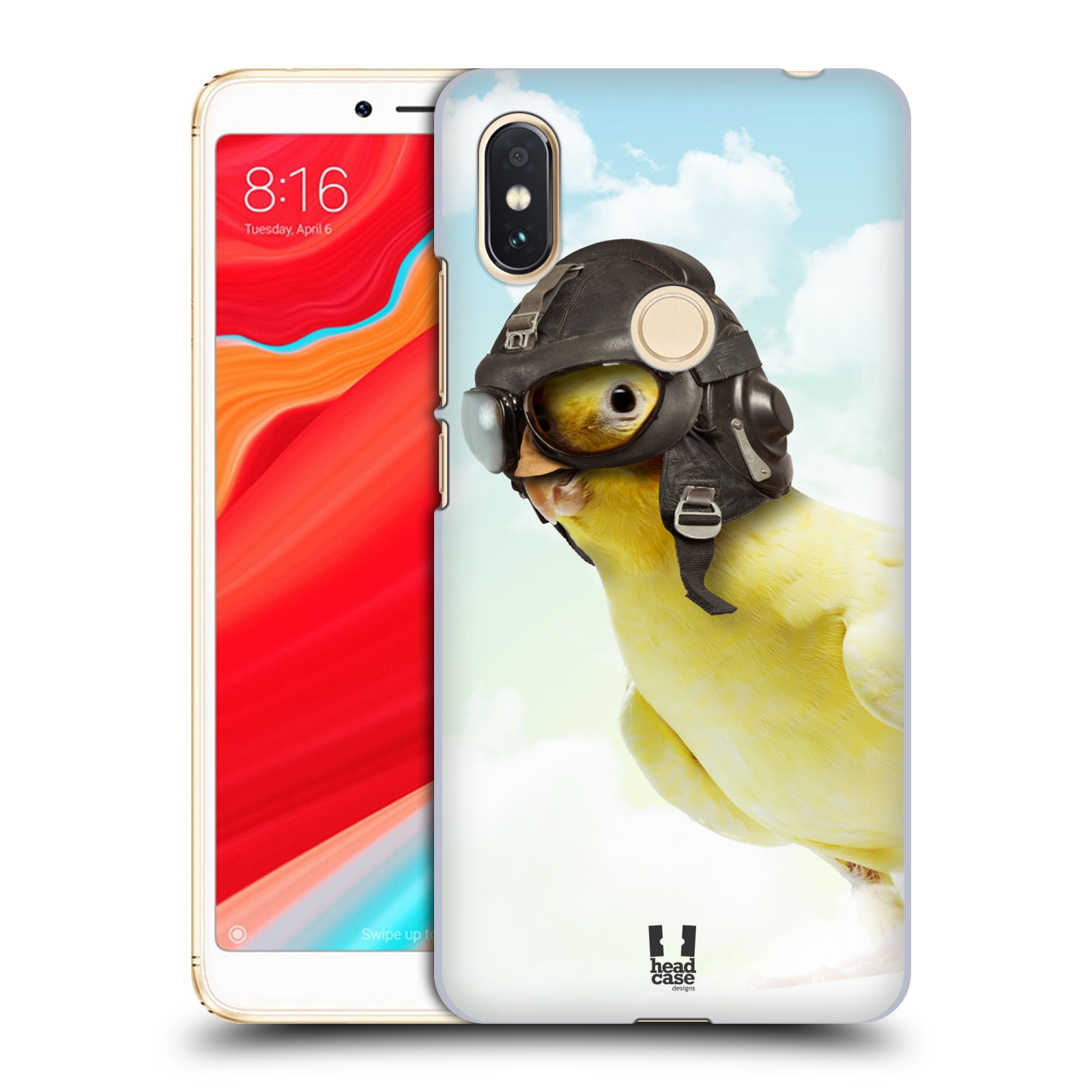 HEAD CASE plastový obal na mobil Xiaomi Redmi S2 vzor Legrační zvířátka ptáček letec