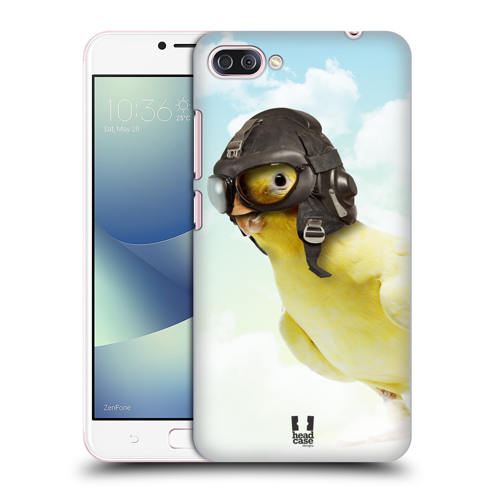 HEAD CASE plastový obal na mobil Asus Zenfone 4 MAX ZC554KL vzor Legrační zvířátka ptáček letec