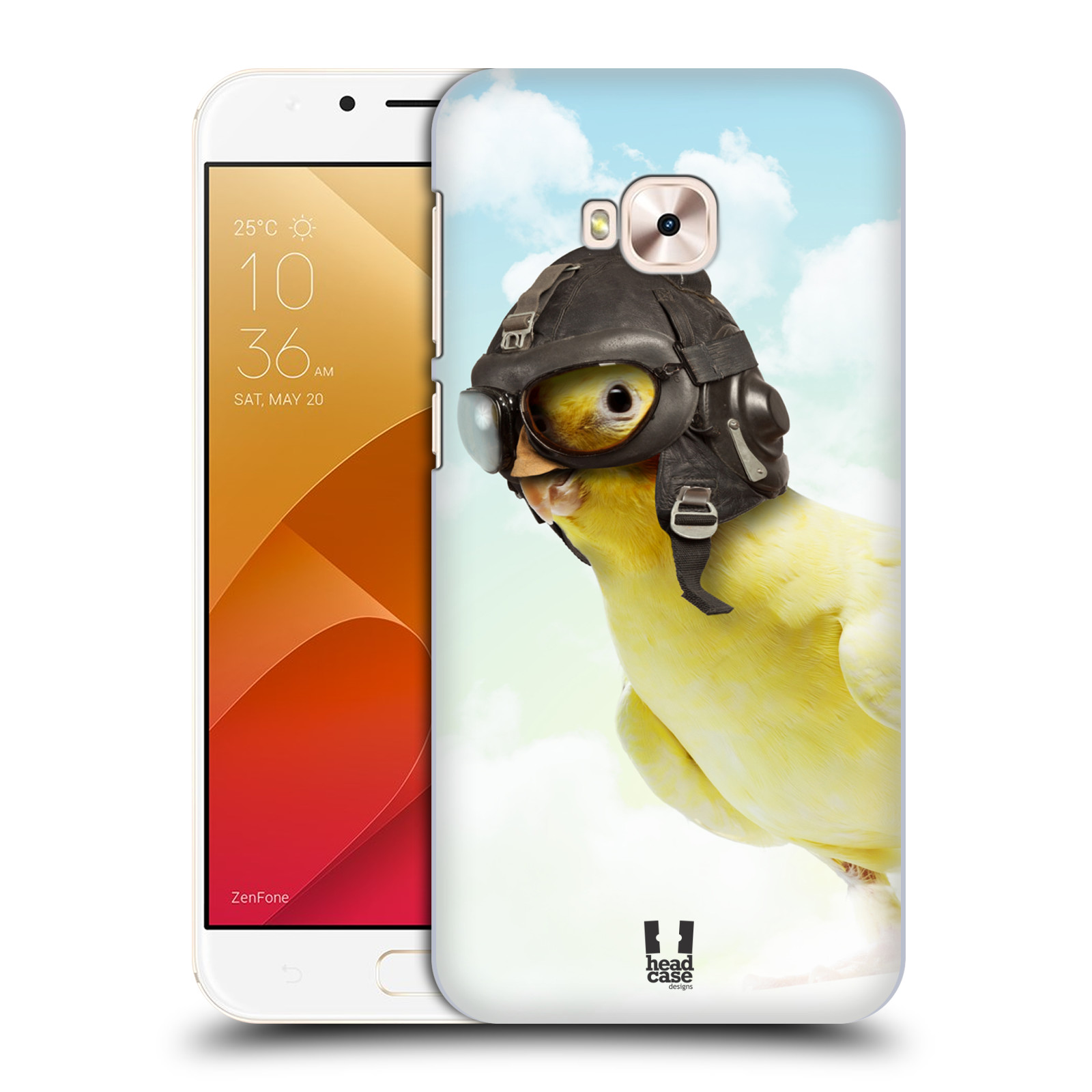 HEAD CASE plastový obal na mobil Asus Zenfone 4 Selfie Pro ZD552KL vzor Legrační zvířátka ptáček letec