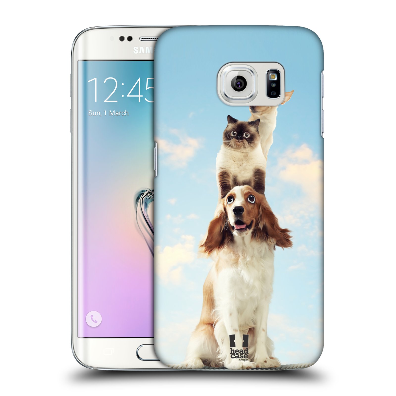 HEAD CASE plastový obal na mobil SAMSUNG Galaxy S6 EDGE (G9250, G925, G925F) vzor Legrační zvířátka zvířecí totem