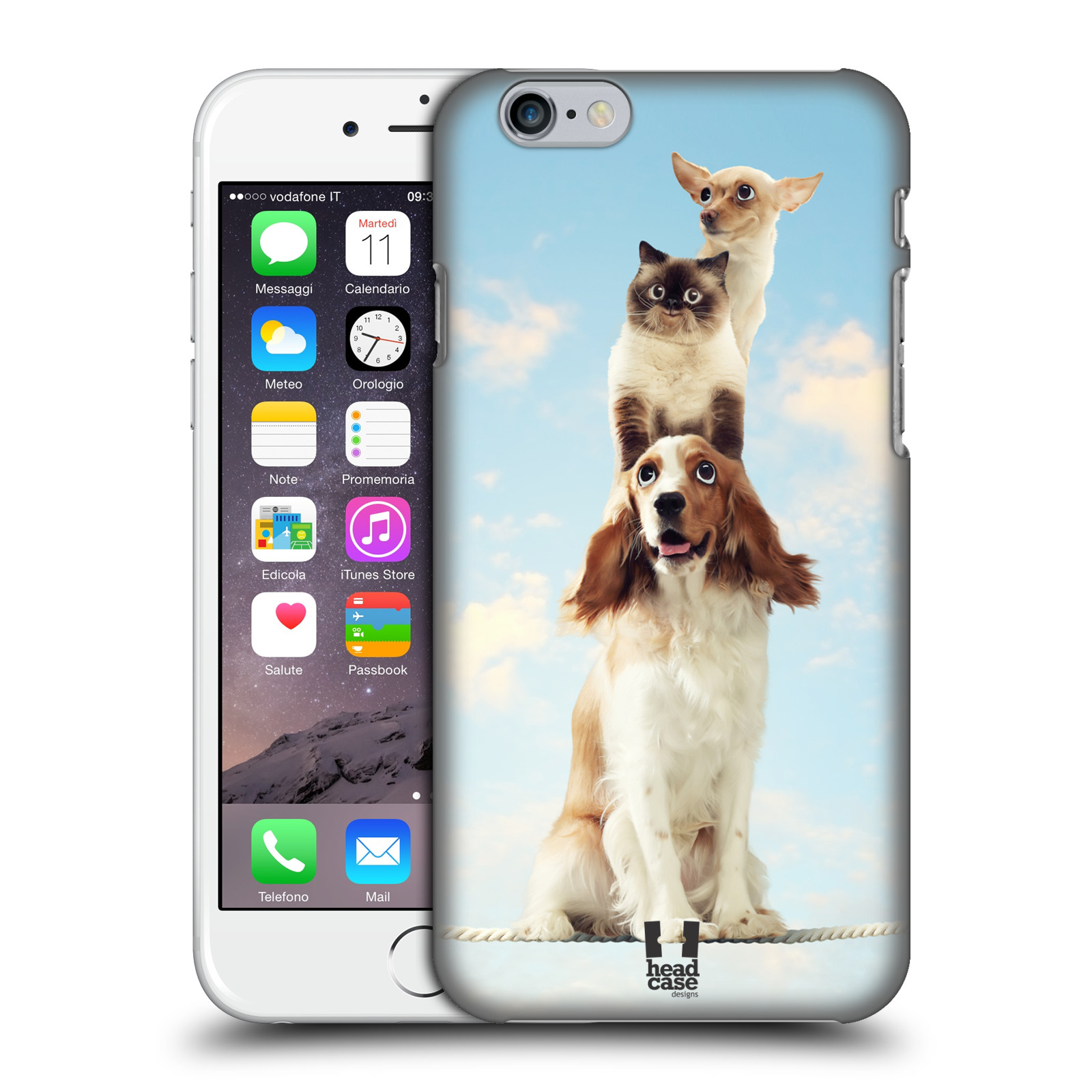 Plastové pouzdro pro mobil Apple Iphone 6/6S vzor Legrační zvířátka zvířecí totem