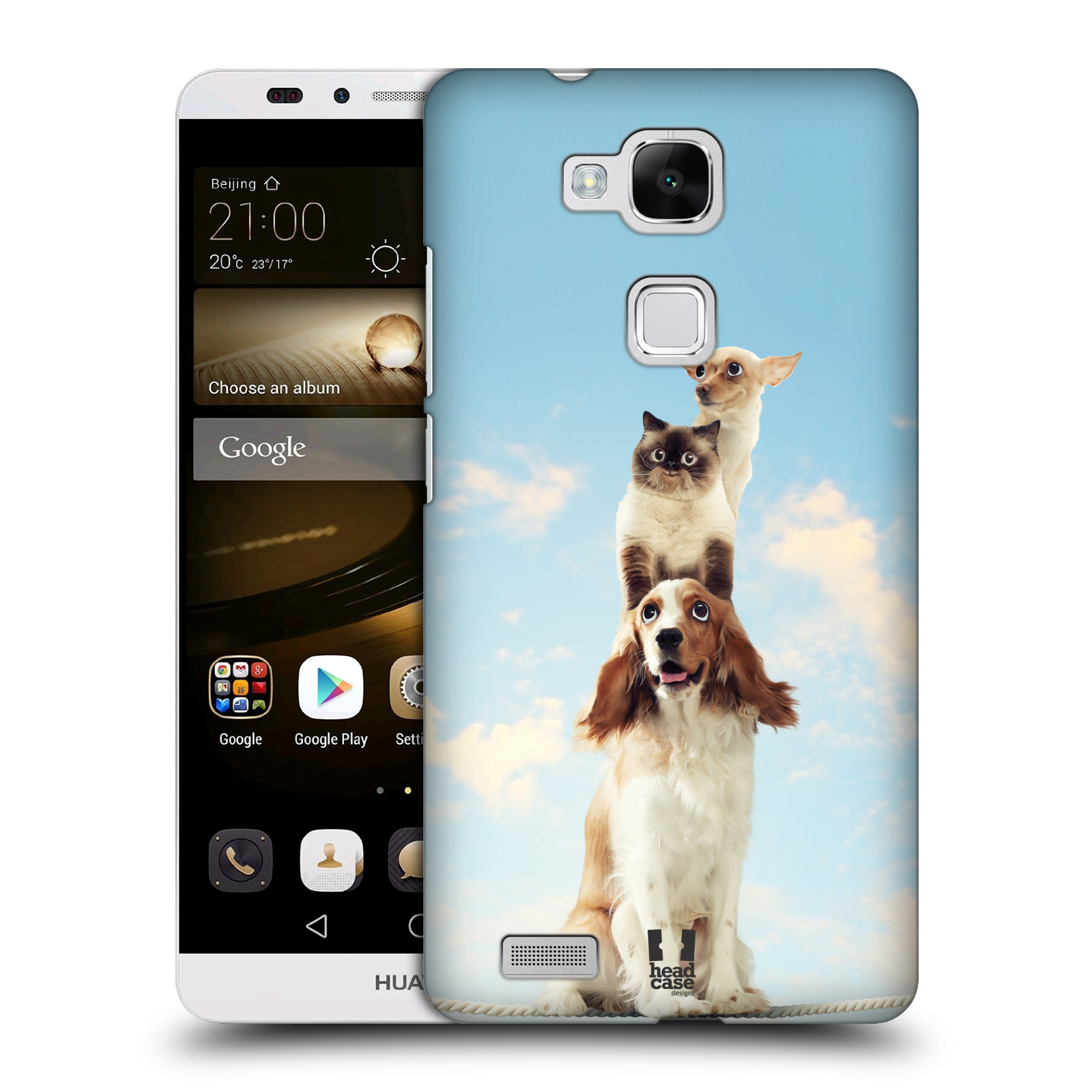 HEAD CASE plastový obal na mobil Huawei Mate 7 vzor Legrační zvířátka zvířecí totem