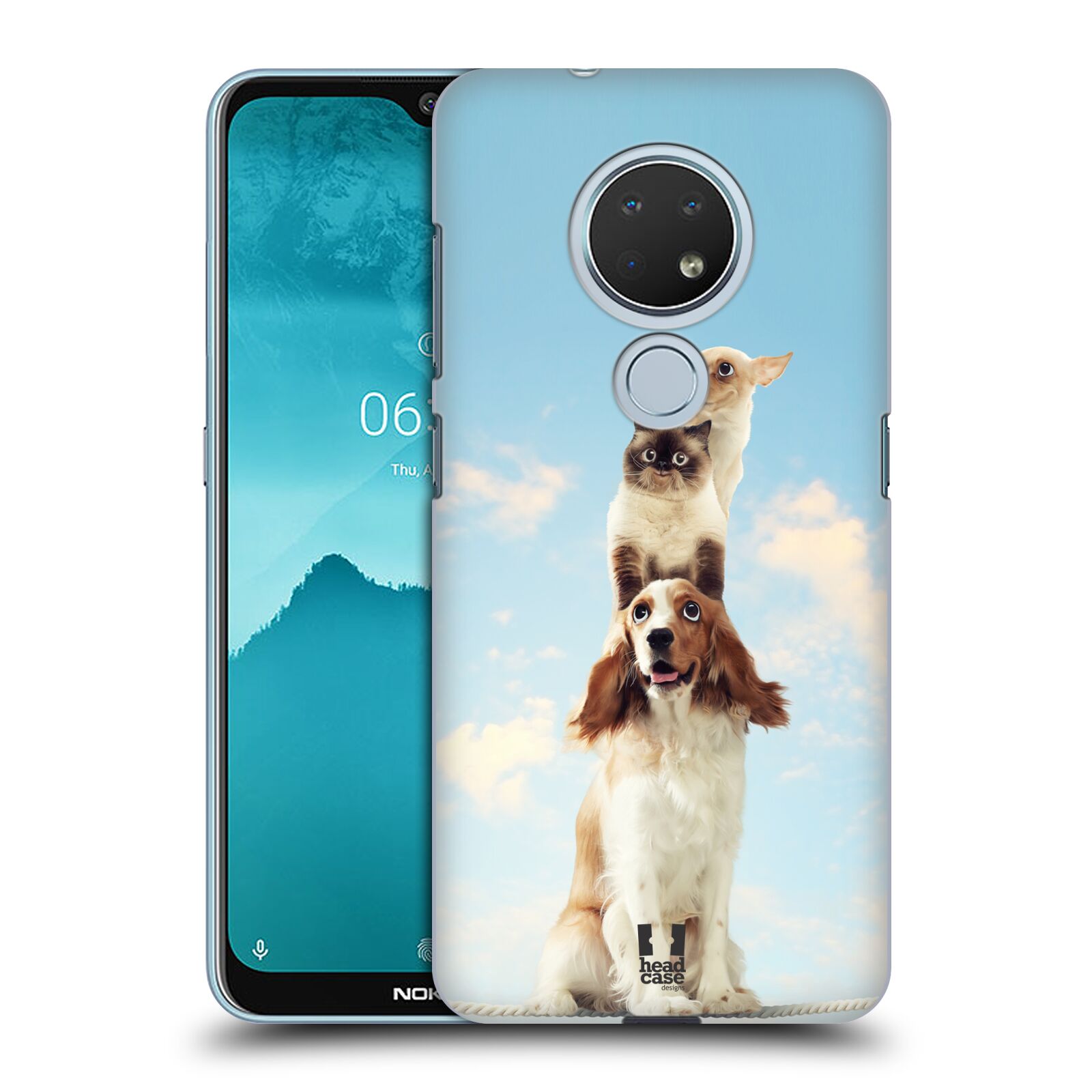 Pouzdro na mobil Nokia 6.2 - HEAD CASE - vzor Legrační zvířátka zvířecí totem