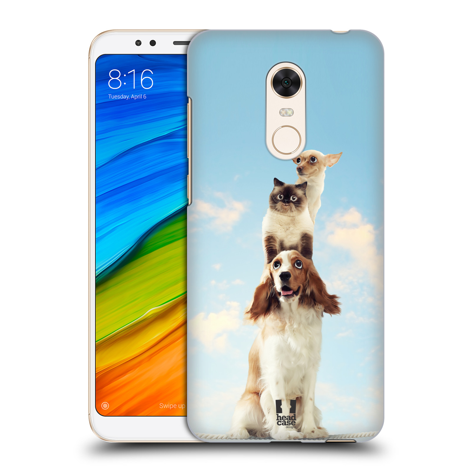 HEAD CASE plastový obal na mobil Xiaomi Redmi 5 PLUS vzor Legrační zvířátka zvířecí totem