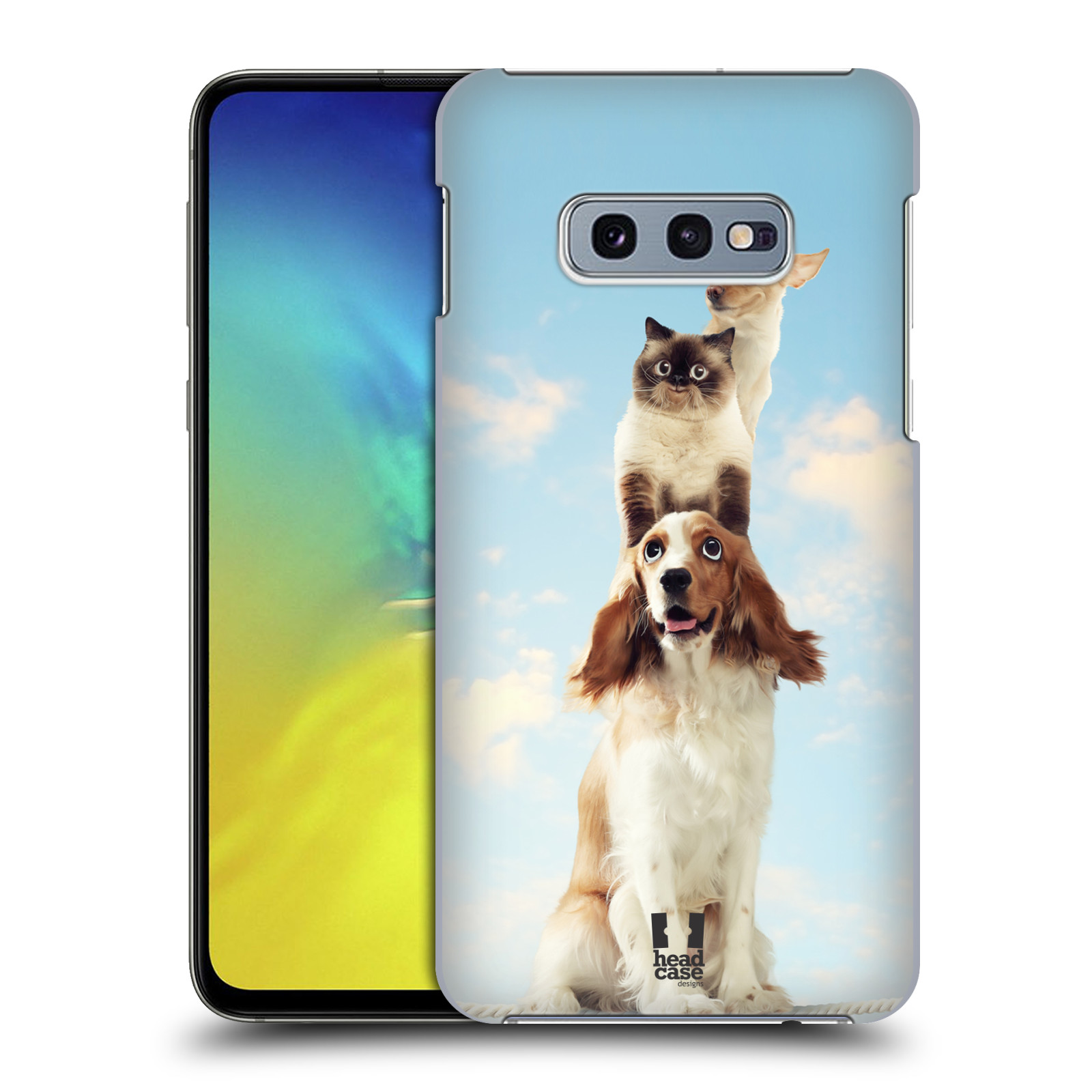 Pouzdro na mobil Samsung Galaxy S10e - HEAD CASE - vzor Legrační zvířátka zvířecí totem