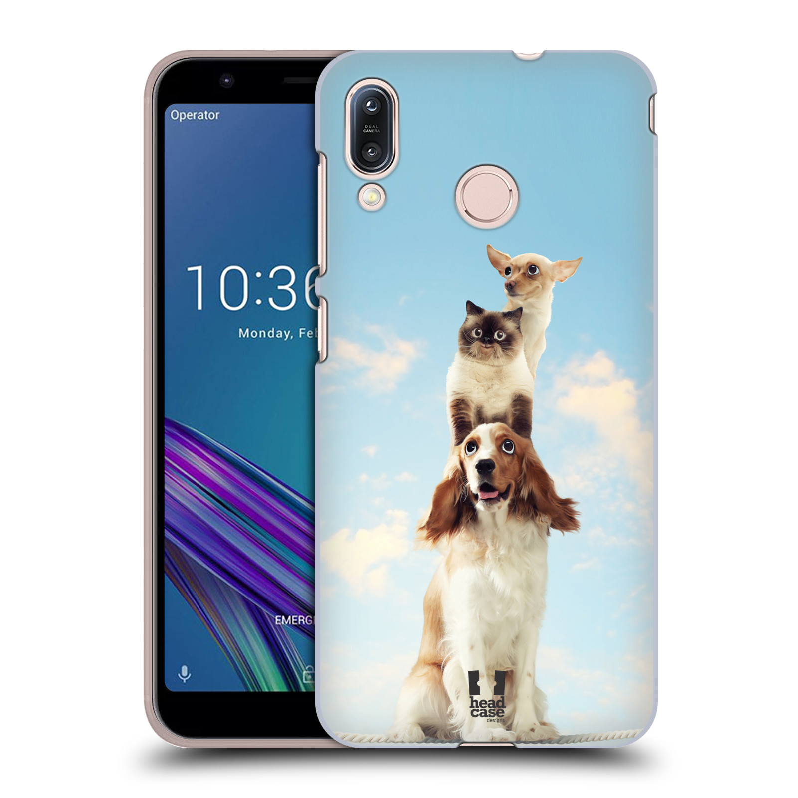 Pouzdro na mobil Asus Zenfone Max M1 (ZB555KL) - HEAD CASE - vzor Legrační zvířátka zvířecí totem