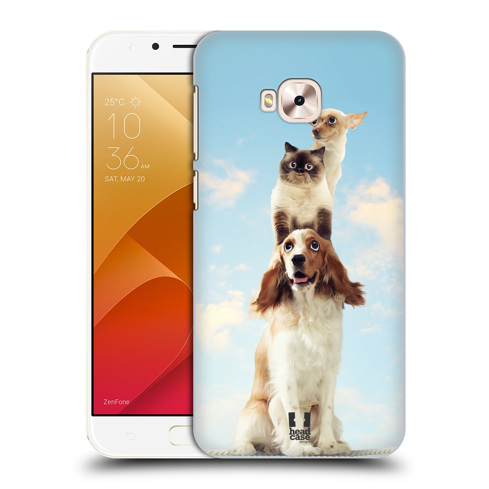 HEAD CASE plastový obal na mobil Asus Zenfone 4 Selfie Pro ZD552KL vzor Legrační zvířátka zvířecí totem