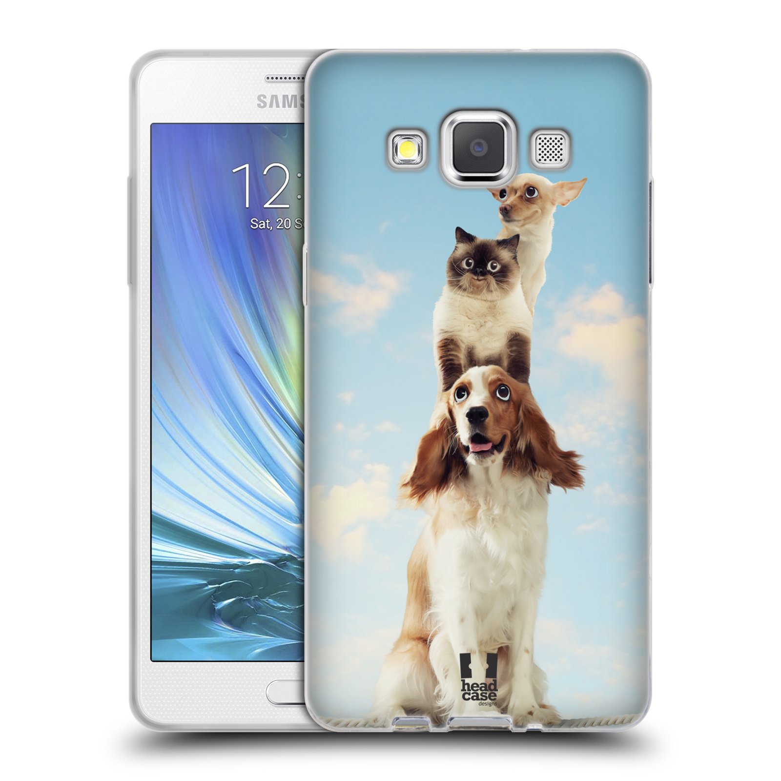 HEAD CASE silikonový obal na mobil Samsung Galaxy A5 vzor Legrační zvířátka zvířecí totem