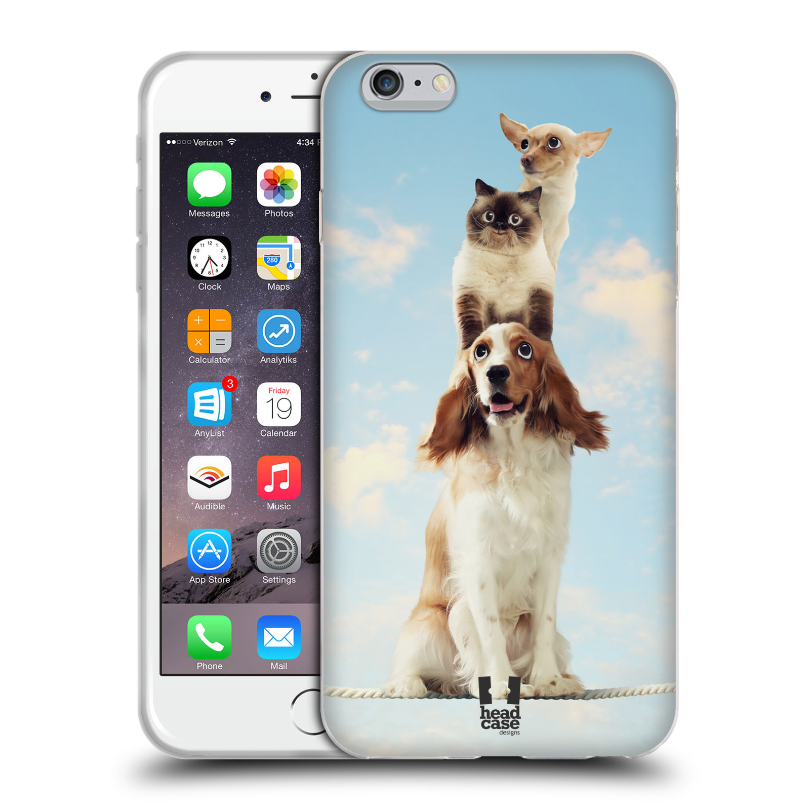HEAD CASE silikonový obal na mobil Apple Iphone 6 PLUS/ 6S PLUS vzor Legrační zvířátka zvířecí totem