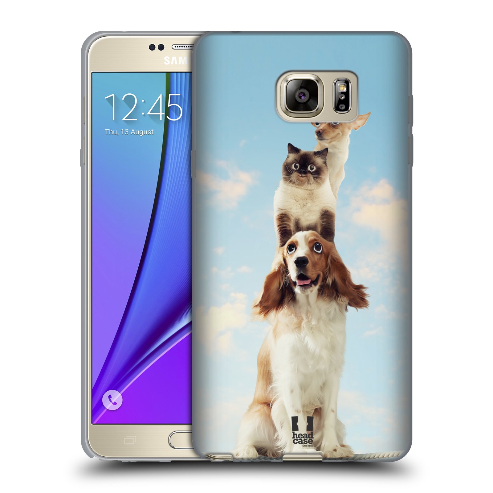 HEAD CASE silikonový obal na mobil Samsung Galaxy Note 5 (N920) vzor Legrační zvířátka zvířecí totem