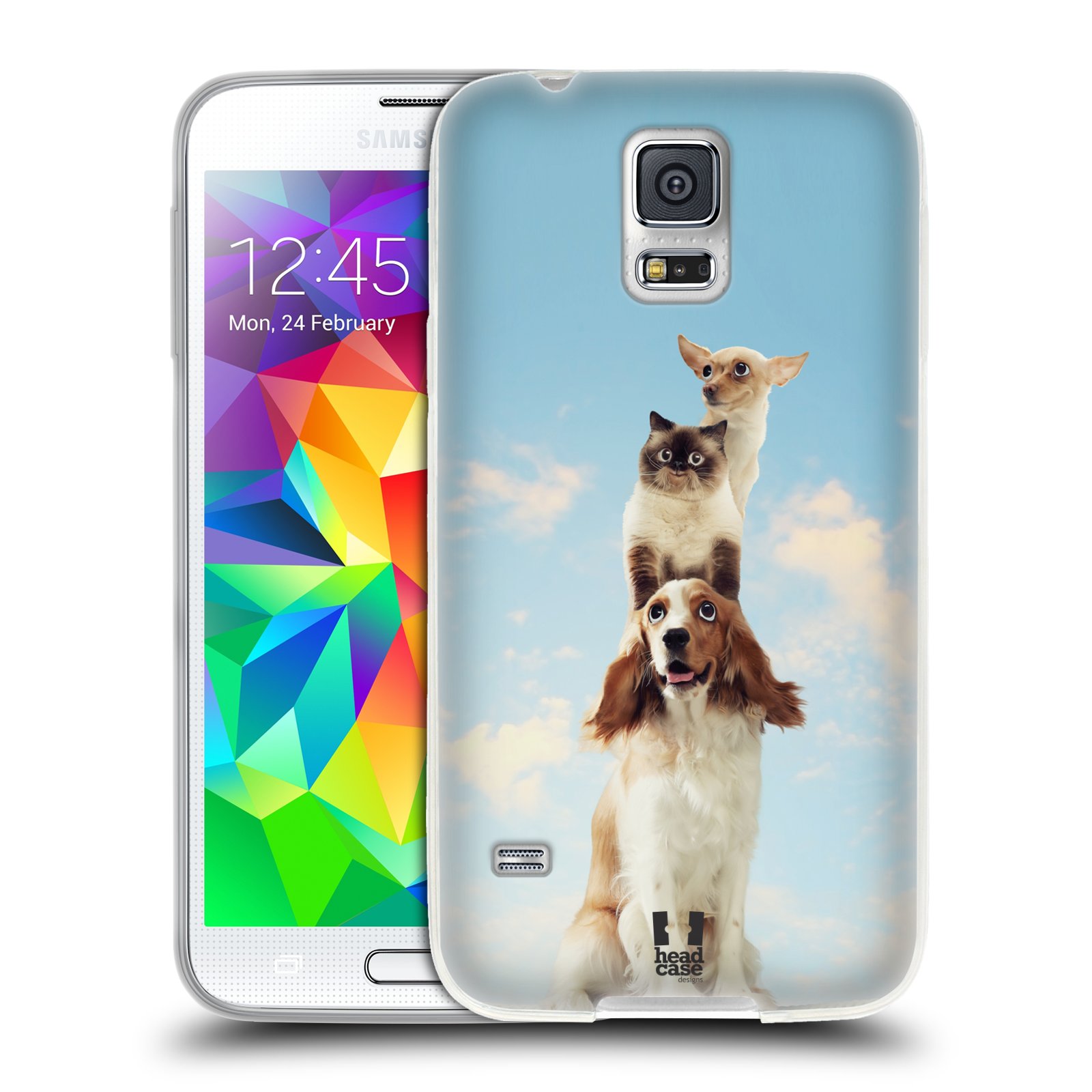 HEAD CASE silikonový obal na mobil Samsung Galaxy S5/S5 NEO vzor Legrační zvířátka zvířecí totem