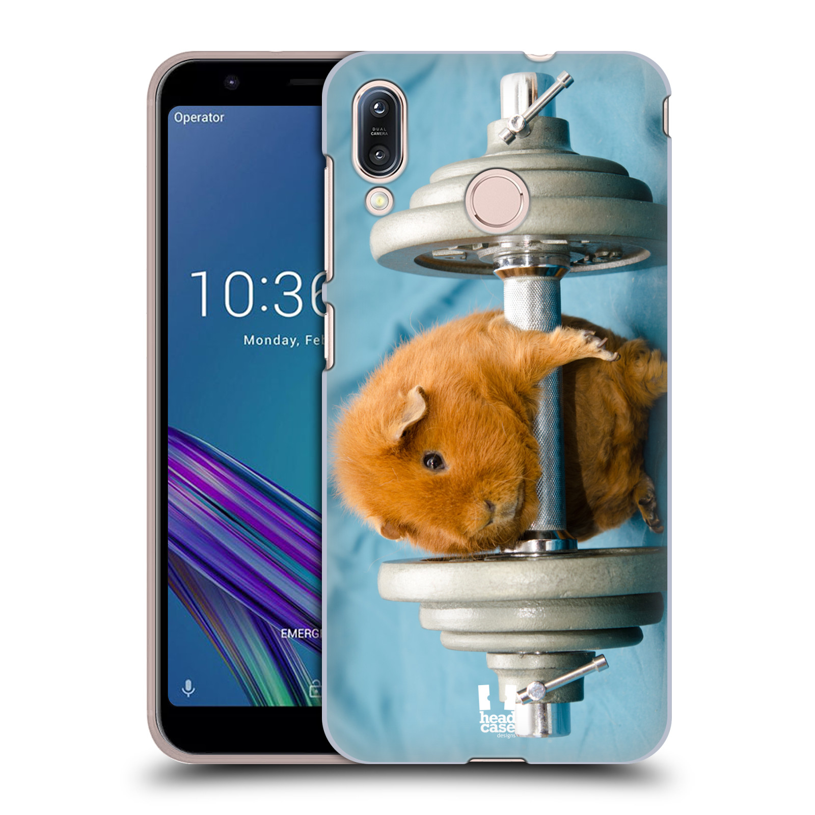 Pouzdro na mobil Asus Zenfone Max M1 (ZB555KL) - HEAD CASE - vzor Legrační zvířátka křeček/morče silák