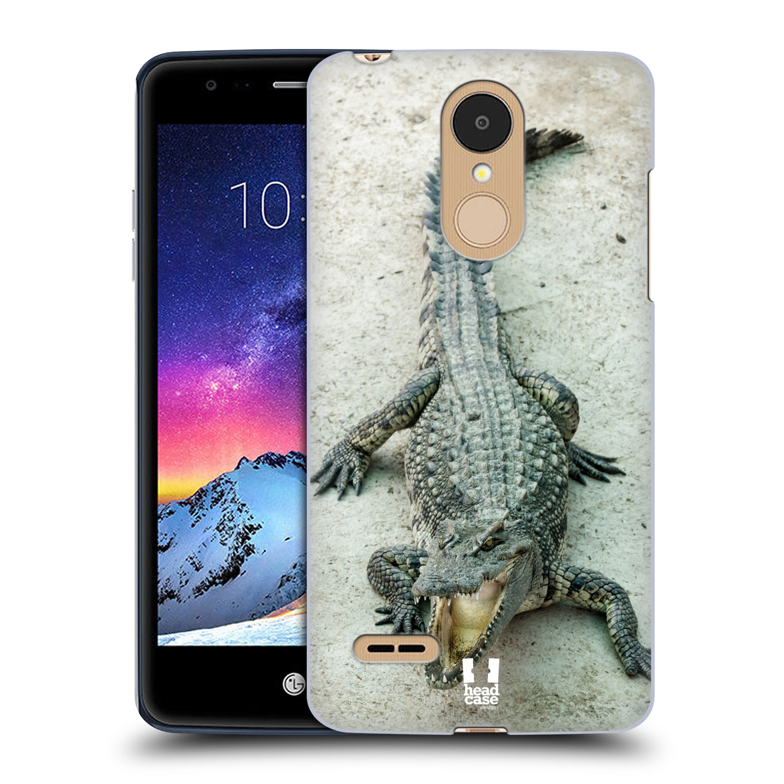 HEAD CASE plastový obal na mobil LG K9 / K8 2018 vzor Divočina, Divoký život a zvířata foto KROKODÝL, KAJMAN