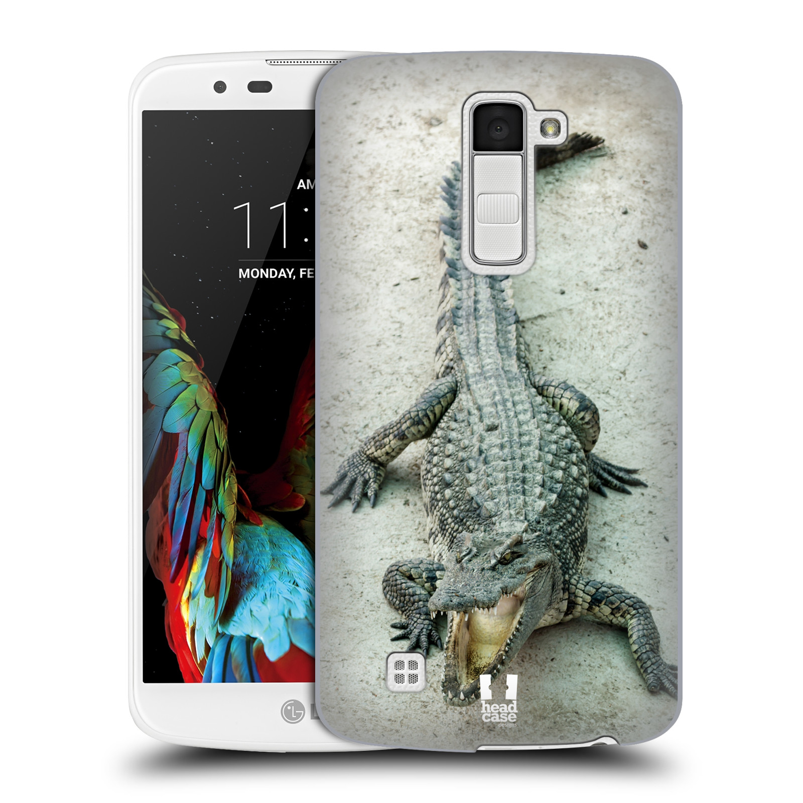 HEAD CASE plastový obal na mobil LG K10 vzor Divočina, Divoký život a zvířata foto KROKODÝL, KAJMAN
