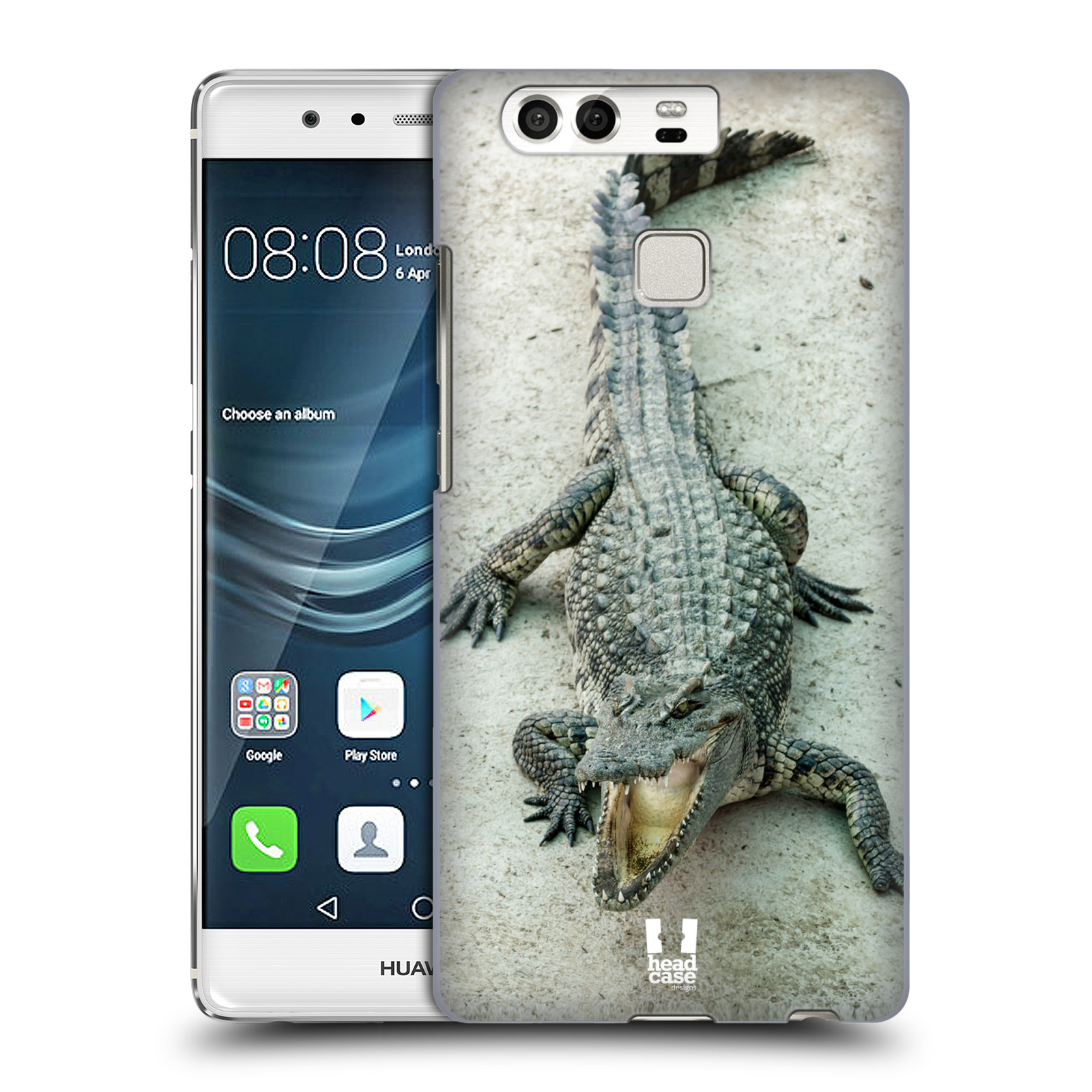 HEAD CASE plastový obal na mobil Huawei P9 / P9 DUAL SIM vzor Divočina, Divoký život a zvířata foto KROKODÝL, KAJMAN