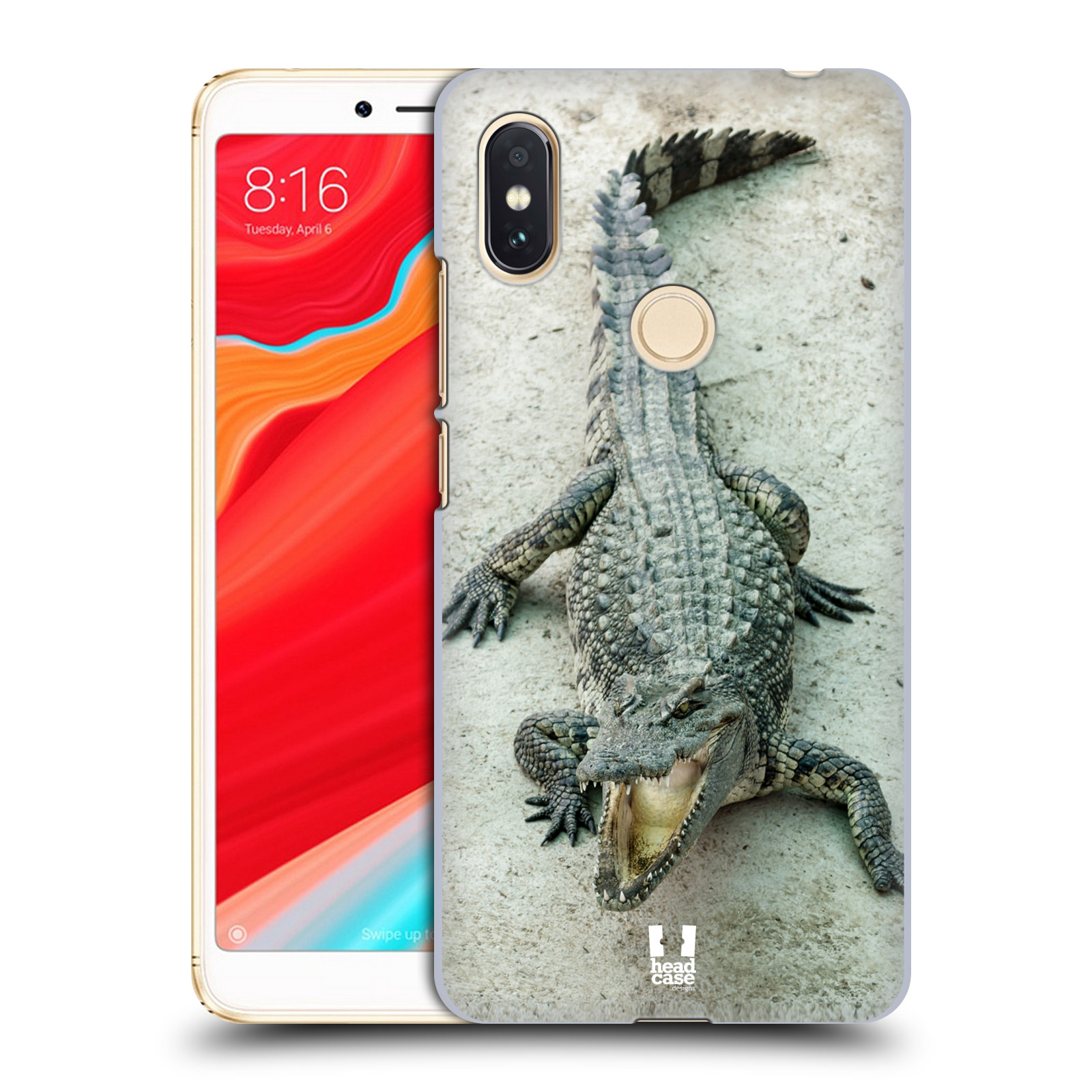 HEAD CASE plastový obal na mobil Xiaomi Redmi S2 vzor Divočina, Divoký život a zvířata foto KROKODÝL, KAJMAN