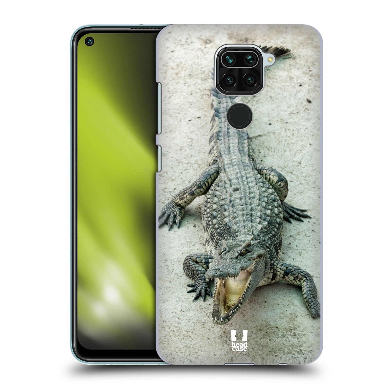 Plastový obal na mobil Xiaomi Redmi Note 9 vzor Divočina, Divoký život a zvířata foto KROKODÝL, KAJMAN