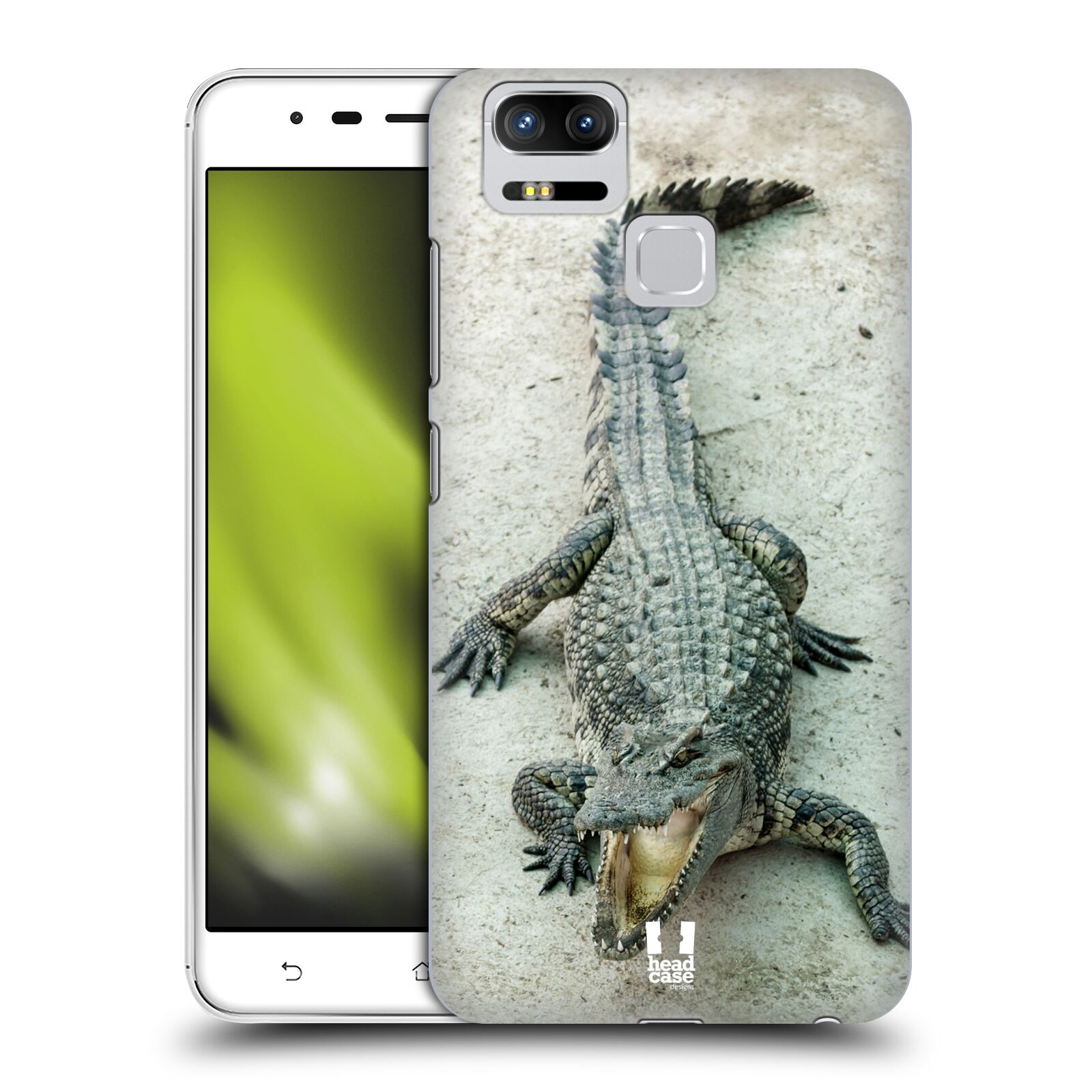 HEAD CASE plastový obal na mobil Asus Zenfone 3 Zoom ZE553KL vzor Divočina, Divoký život a zvířata foto KROKODÝL, KAJMAN