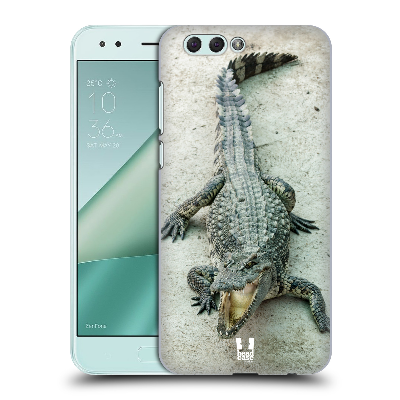 HEAD CASE plastový obal na mobil Asus Zenfone 4 ZE554KL vzor Divočina, Divoký život a zvířata foto KROKODÝL, KAJMAN