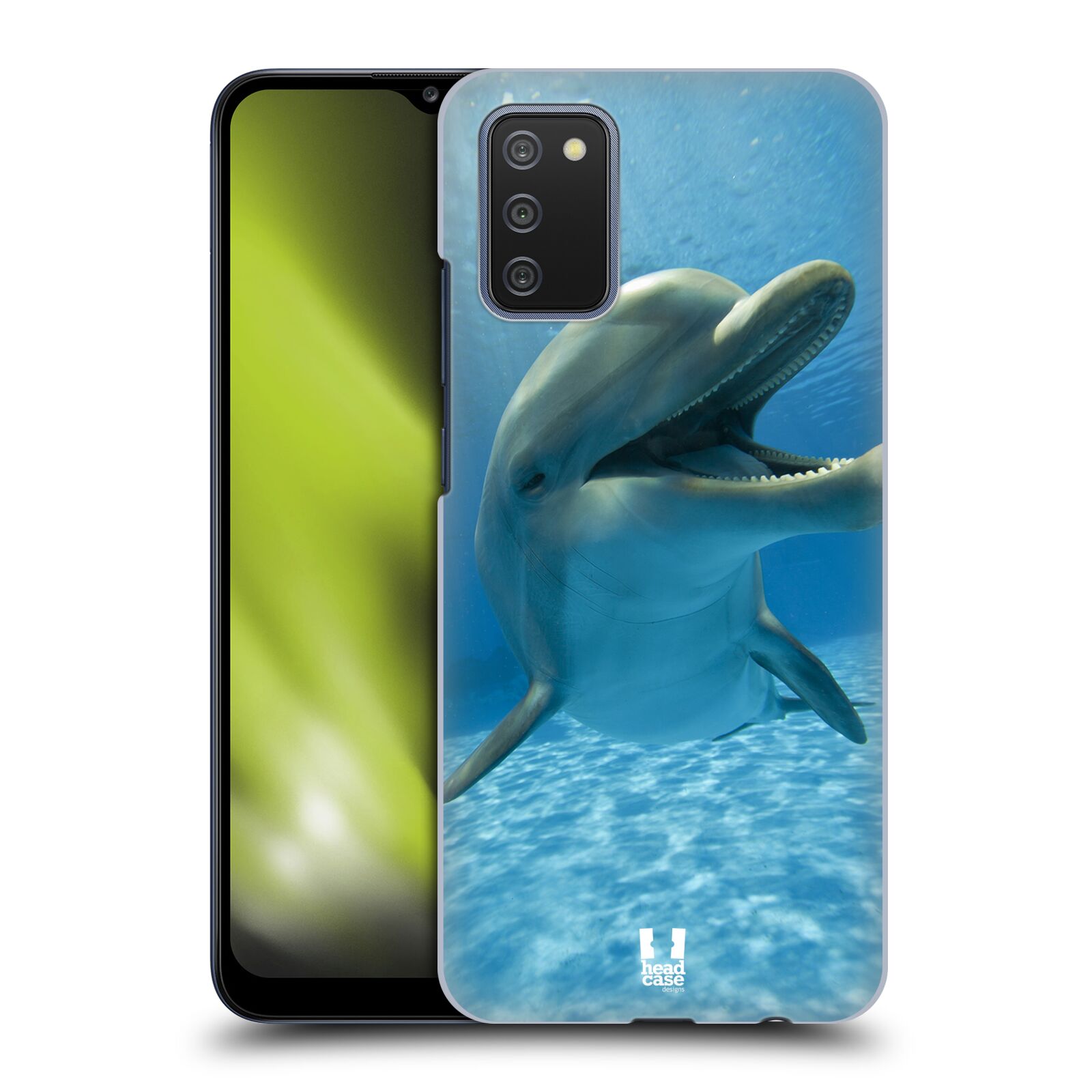Zadní obal pro mobil Samsung Galaxy A02s - HEAD CASE - Svět zvířat delfín v moři