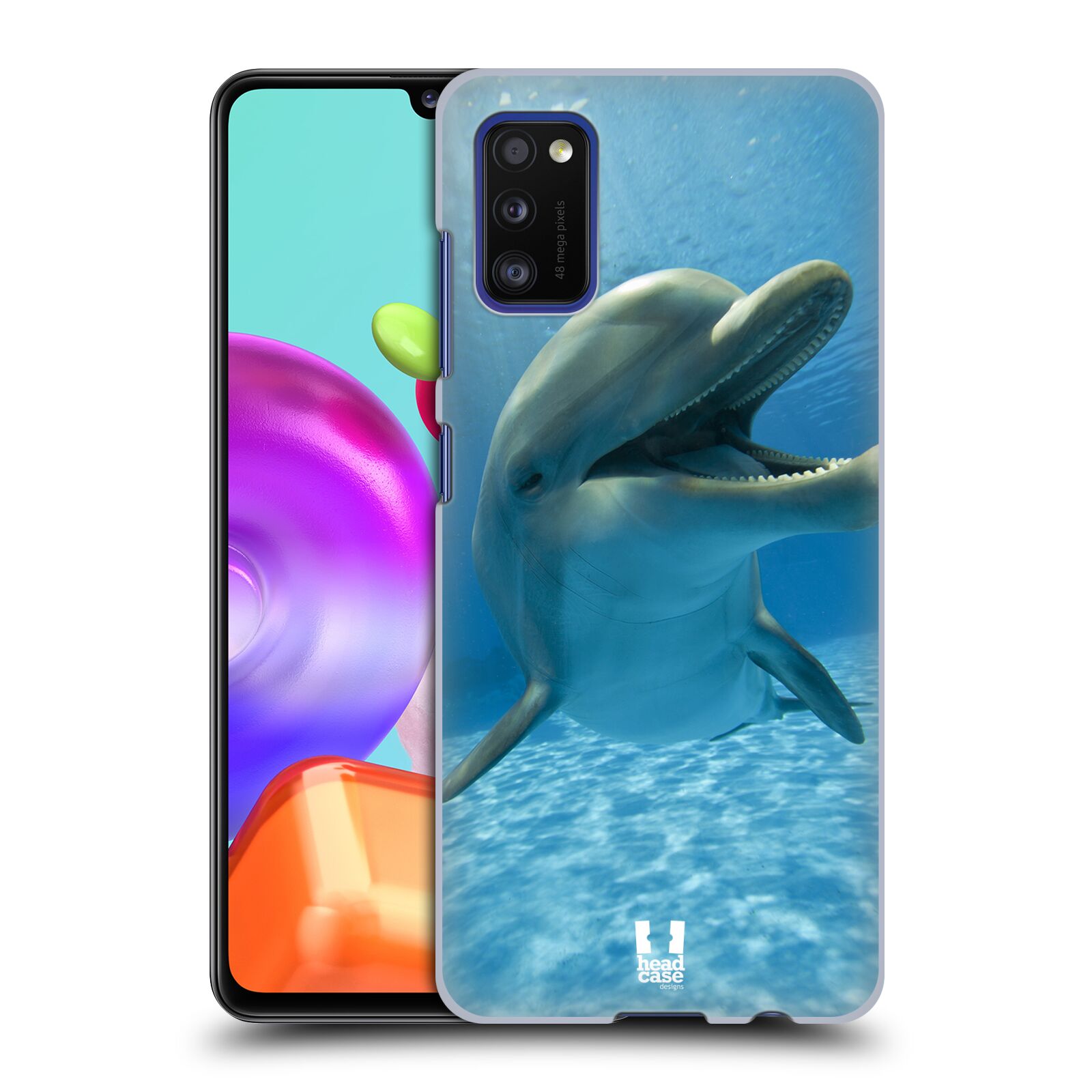 Zadní obal pro mobil Samsung Galaxy A41 - HEAD CASE - Svět zvířat delfín v moři