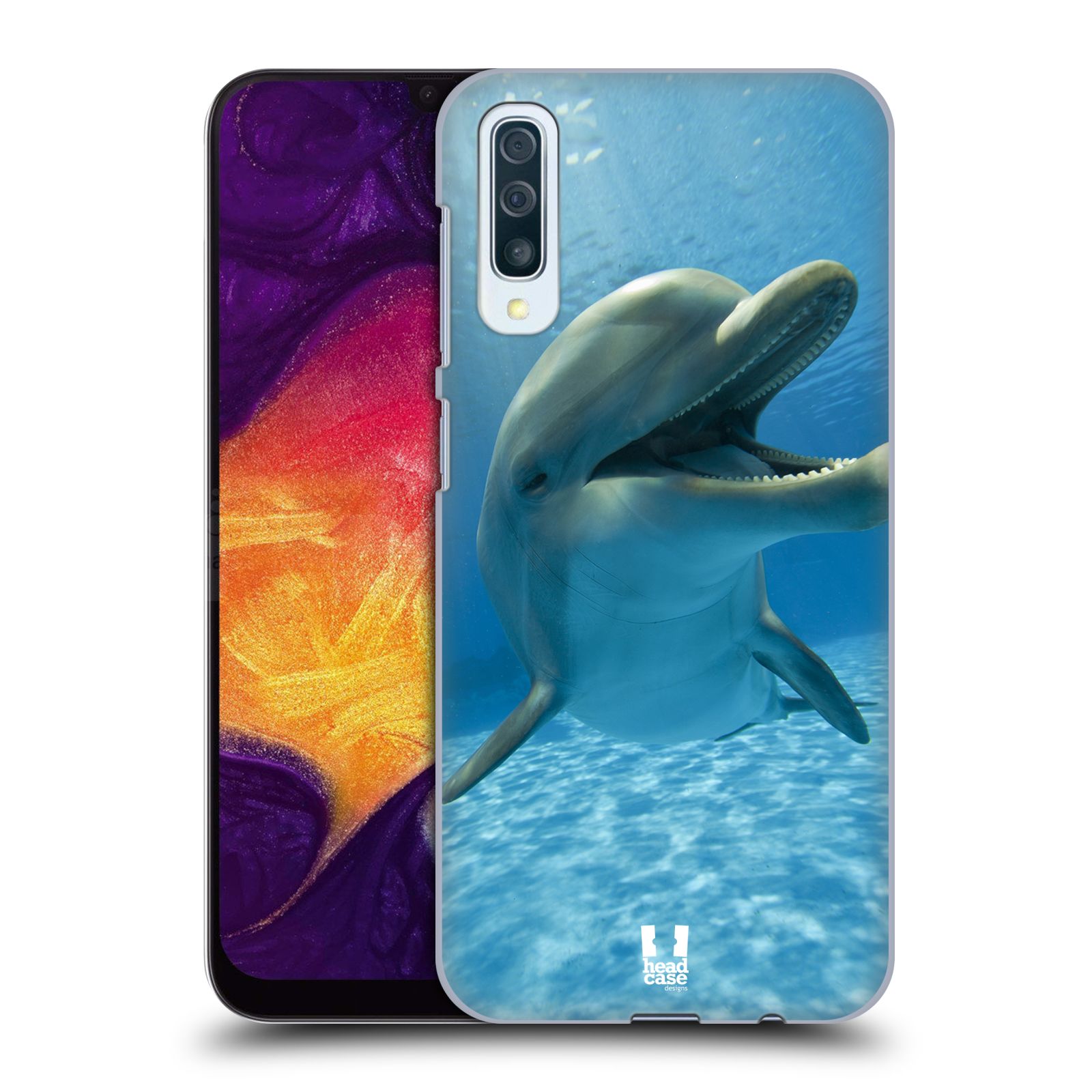 Zadní obal pro mobil Samsung Galaxy A50 / A30s - HEAD CASE - Svět zvířat delfín v moři