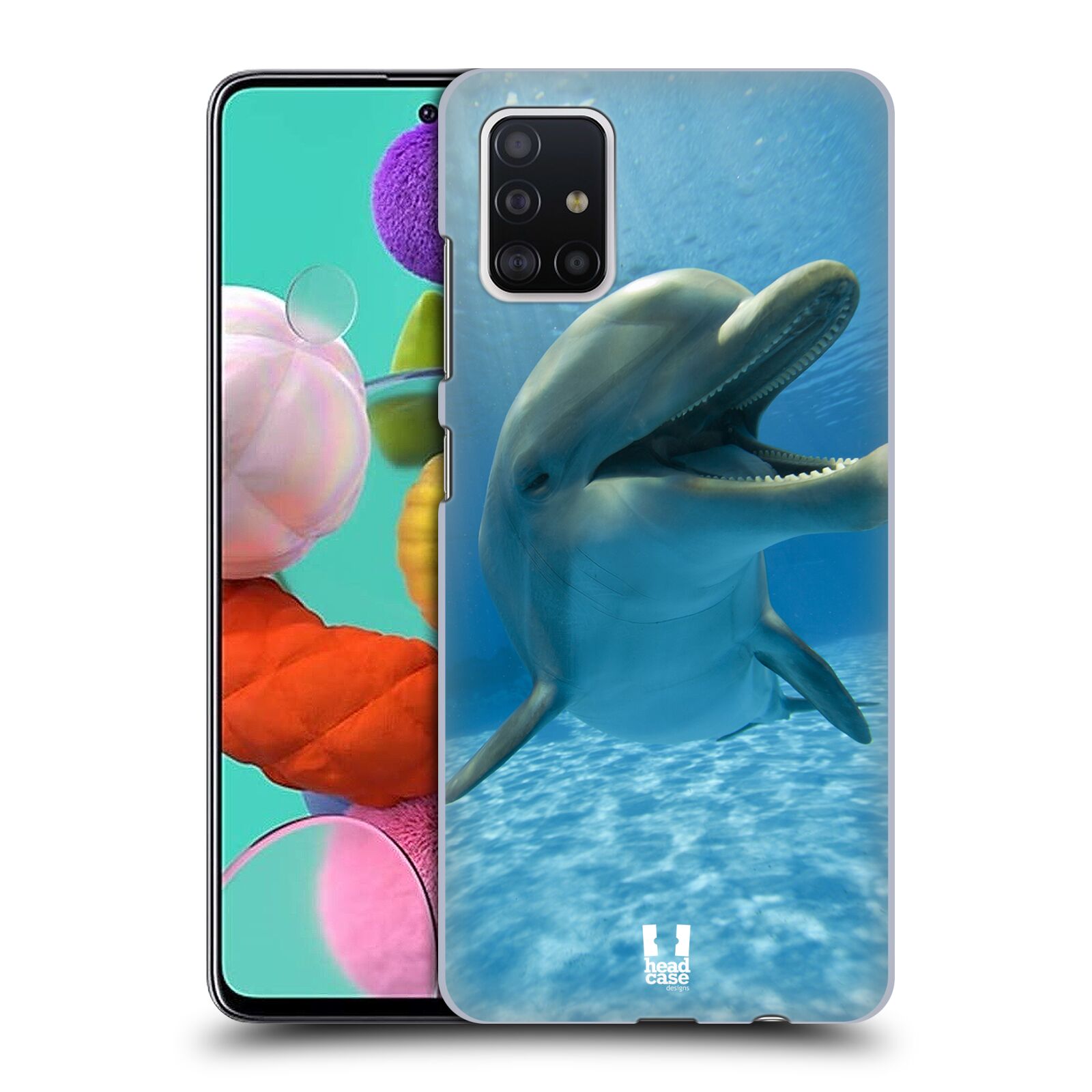 Zadní obal pro mobil Samsung Galaxy A51 - HEAD CASE - Svět zvířat delfín v moři
