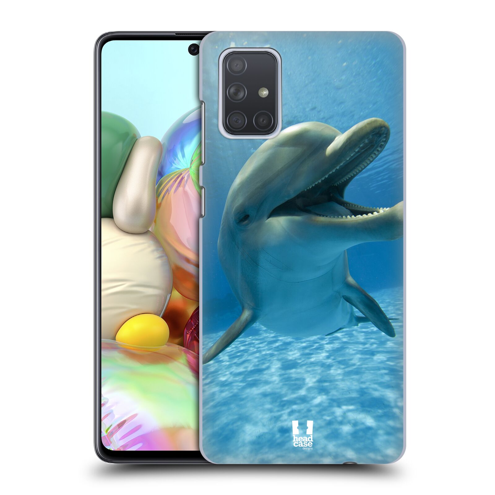 Zadní obal pro mobil Samsung Galaxy A71 - HEAD CASE - Svět zvířat delfín v moři