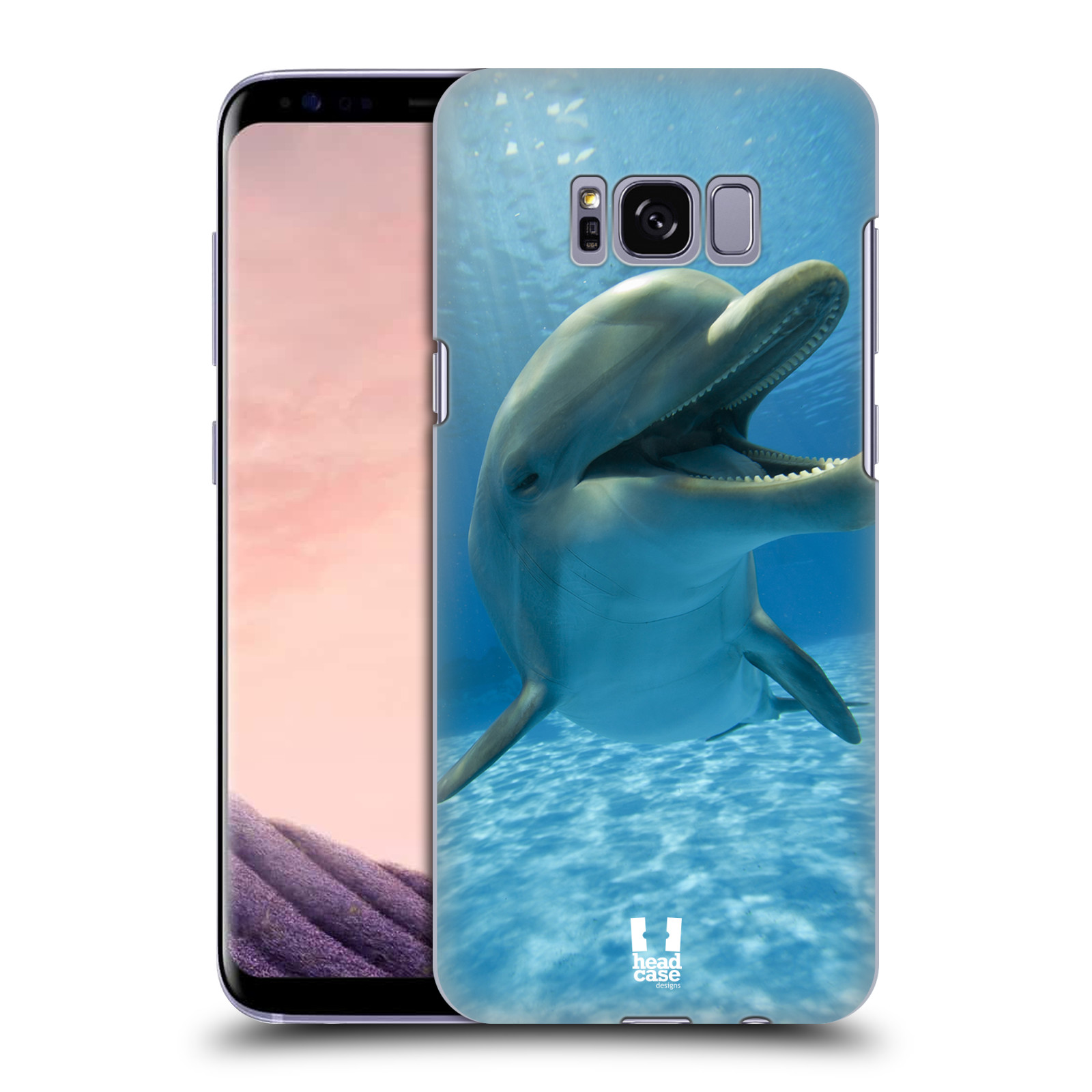 Zadní obal pro mobil Samsung Galaxy S8 - HEAD CASE - Svět zvířat delfín v moři