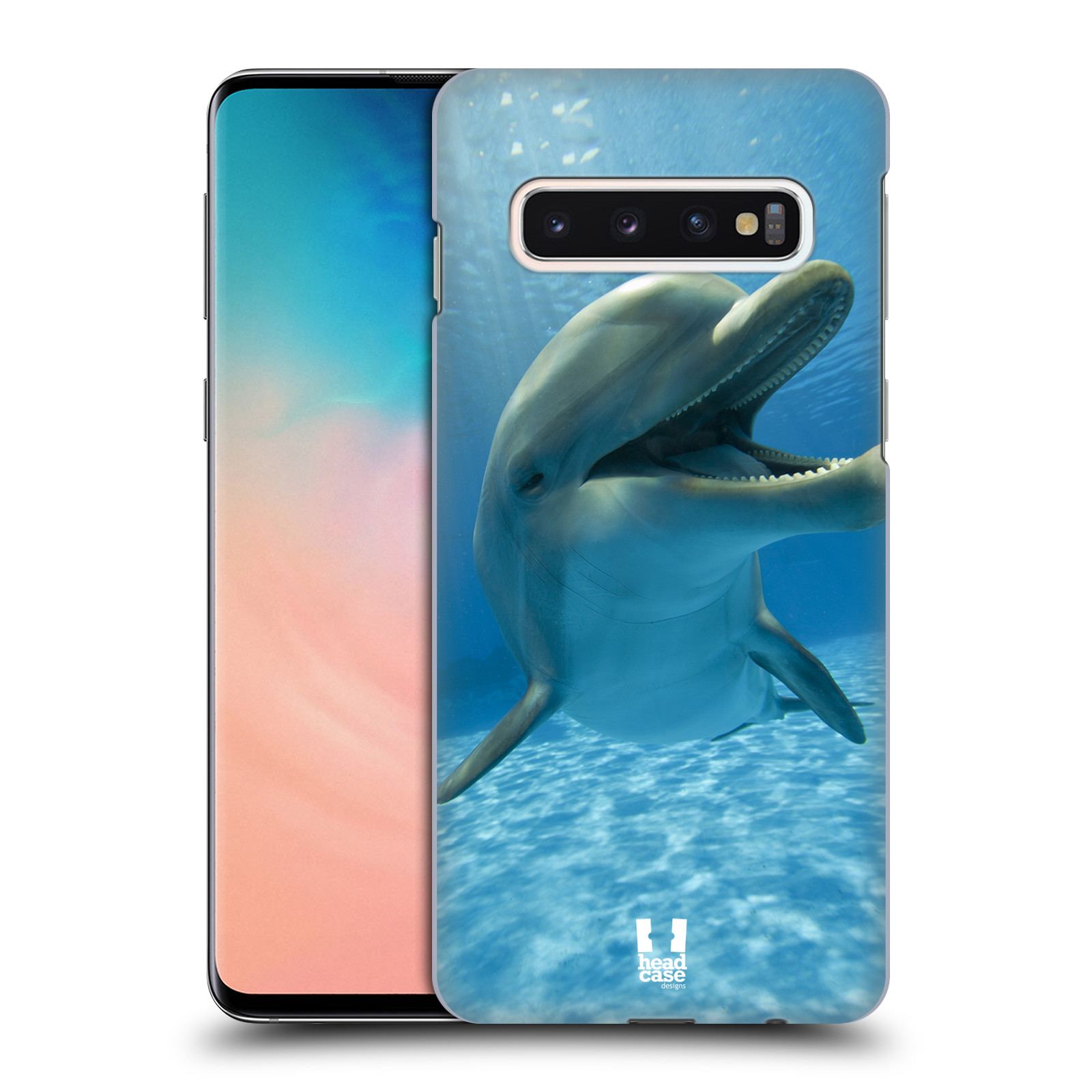 Zadní obal pro mobil Samsung Galaxy S10 - HEAD CASE - Svět zvířat delfín v moři
