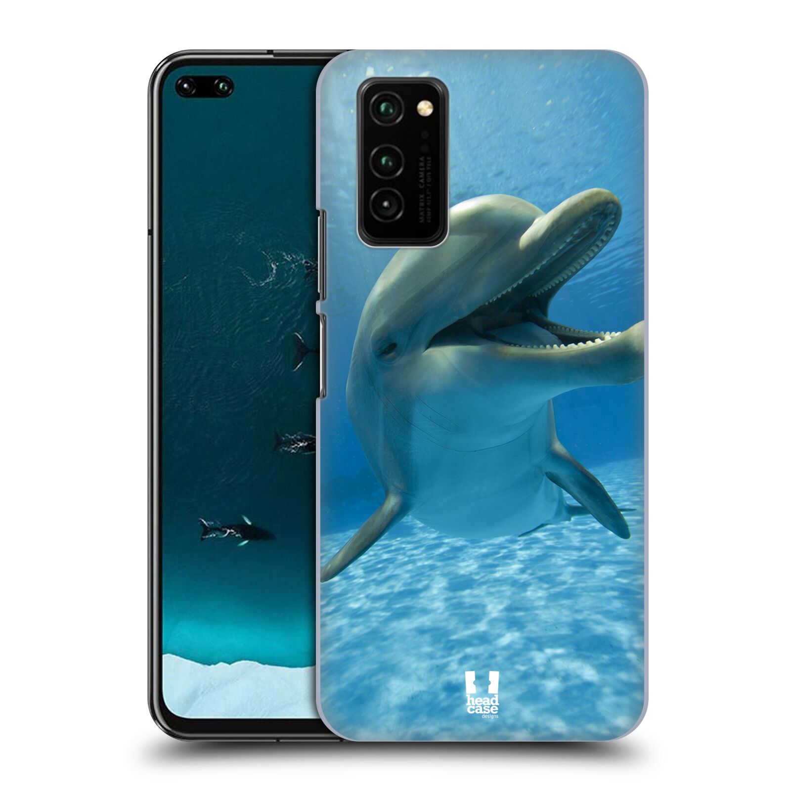 Zadní obal pro mobil Honor View 30 - HEAD CASE - Svět zvířat delfín v moři