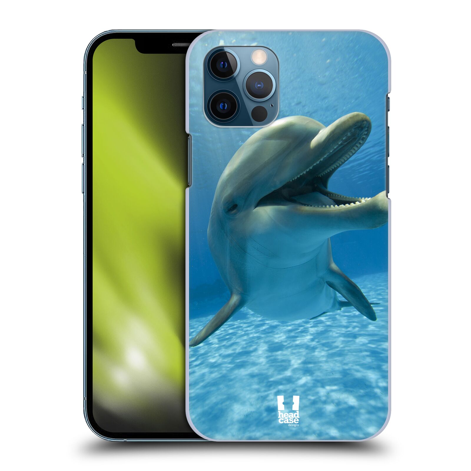 Zadní obal pro mobil Apple iPhone 12 / iPhone 12 Pro - HEAD CASE - Svět zvířat delfín v moři