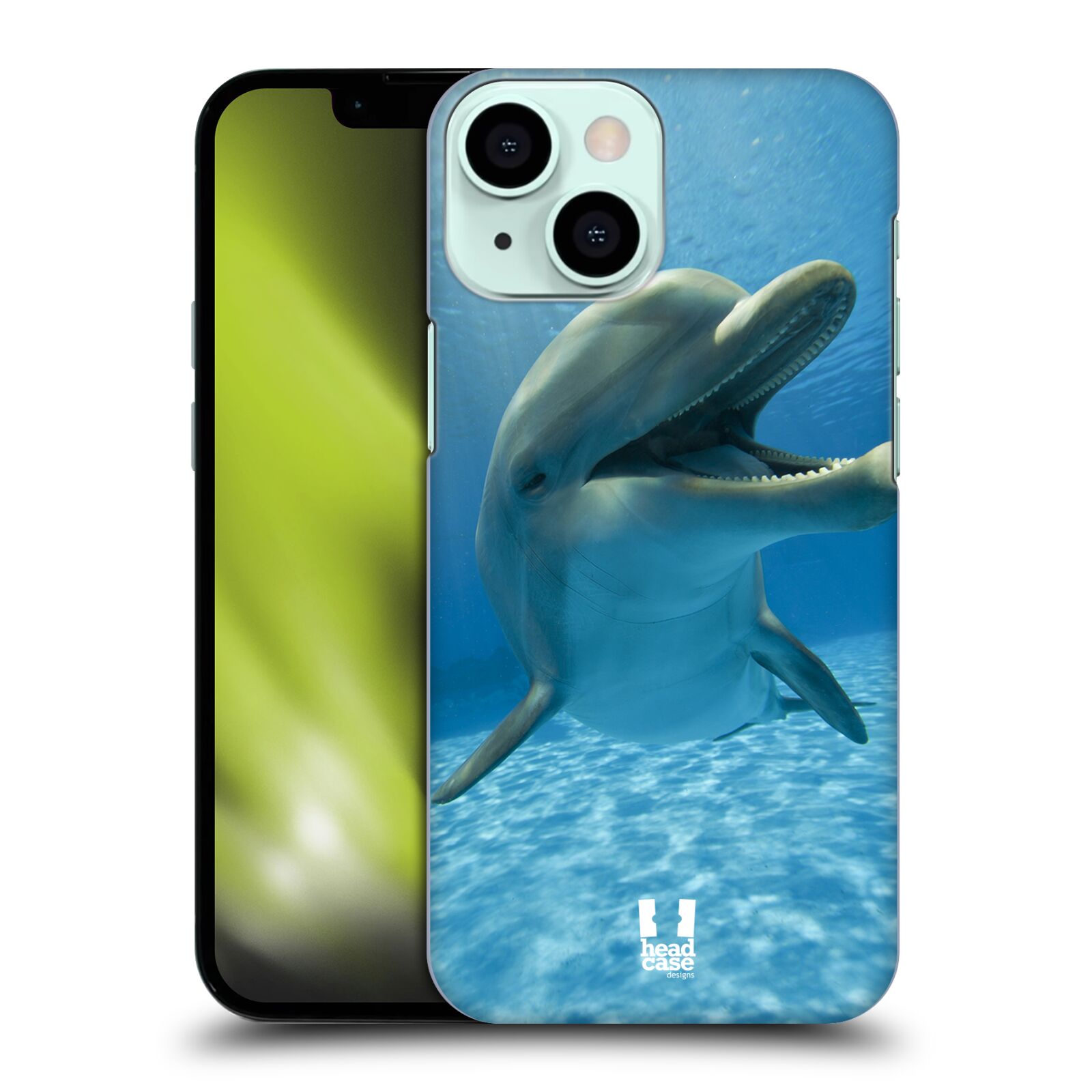 Zadní obal pro mobil Apple Iphone 13 MINI - HEAD CASE - Svět zvířat delfín v moři
