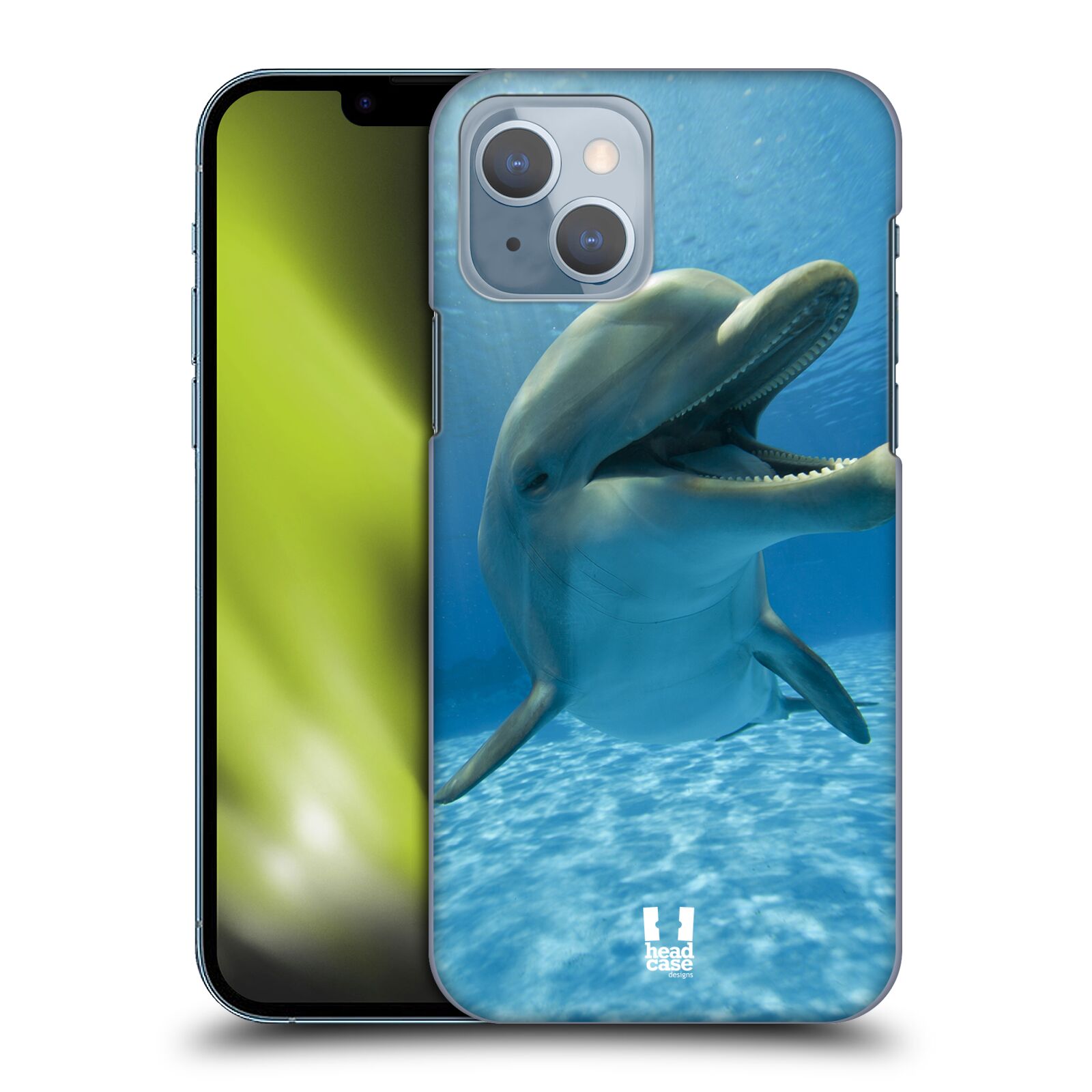 Zadní obal pro mobil Apple Iphone 14 - HEAD CASE - Svět zvířat delfín v moři