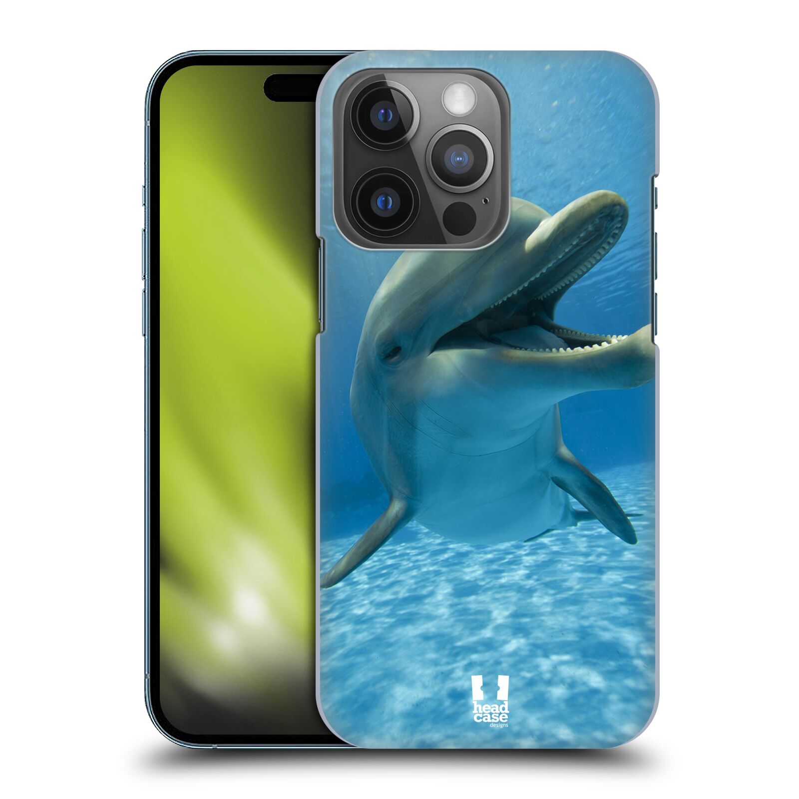 Zadní obal pro mobil Apple Iphone 14 PRO - HEAD CASE - Svět zvířat delfín v moři