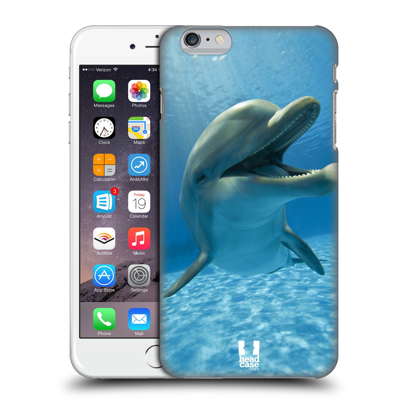 Zadní obal pro mobil Apple Iphone 6 PLUS / 6S PLUS - HEAD CASE - Svět zvířat delfín v moři