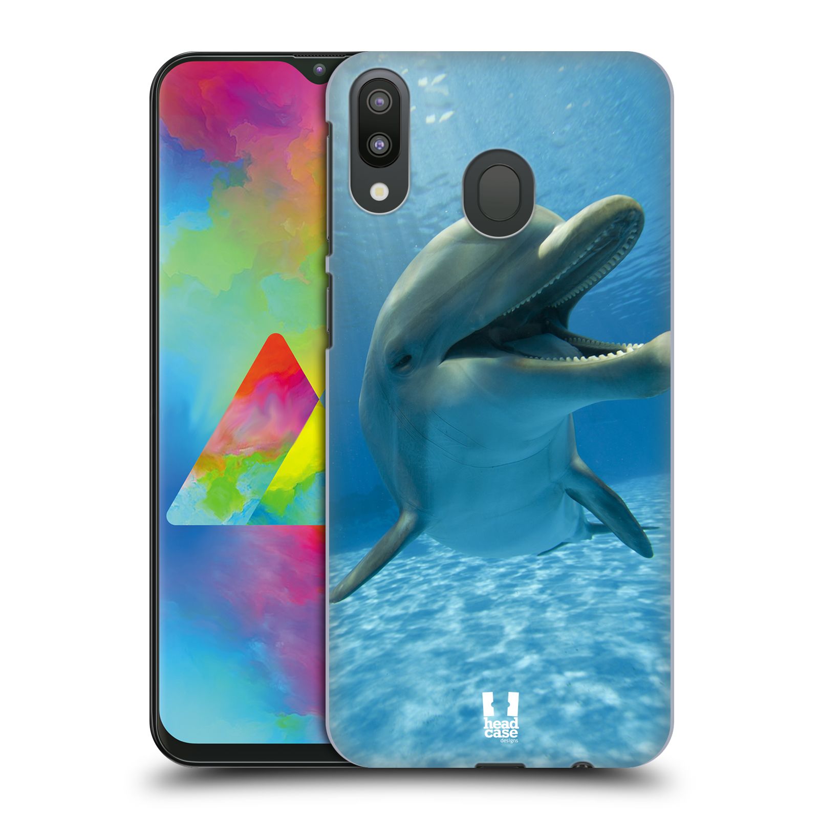 Zadní obal pro mobil Samsung Galaxy M20 - HEAD CASE - Svět zvířat delfín v moři