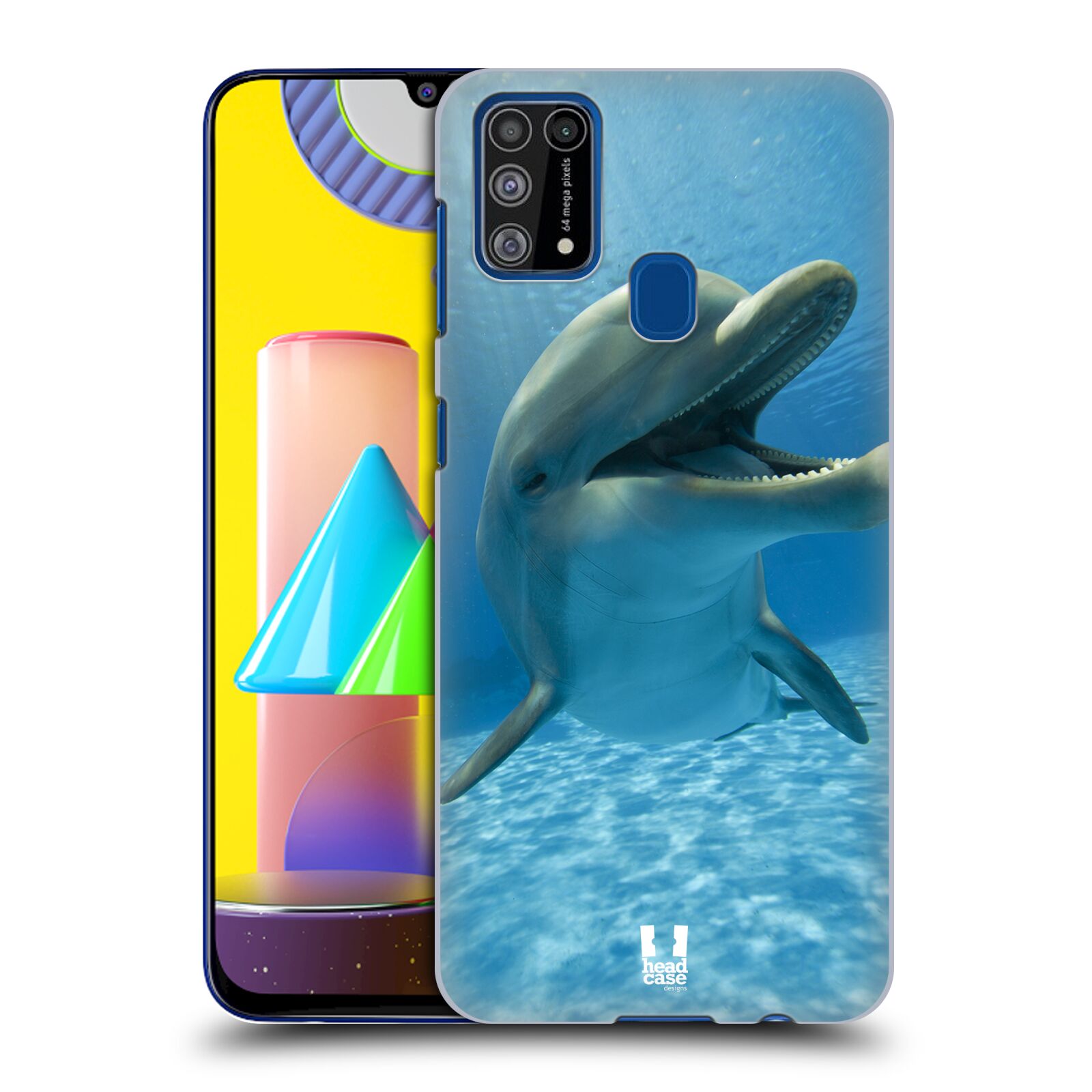 Zadní obal pro mobil Samsung Galaxy M31 - HEAD CASE - Svět zvířat delfín v moři
