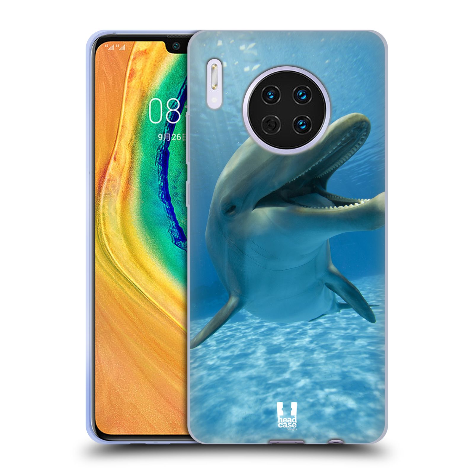 Zadní obal pro mobil Huawei Mate 30 - HEAD CASE - Svět zvířat delfín v moři