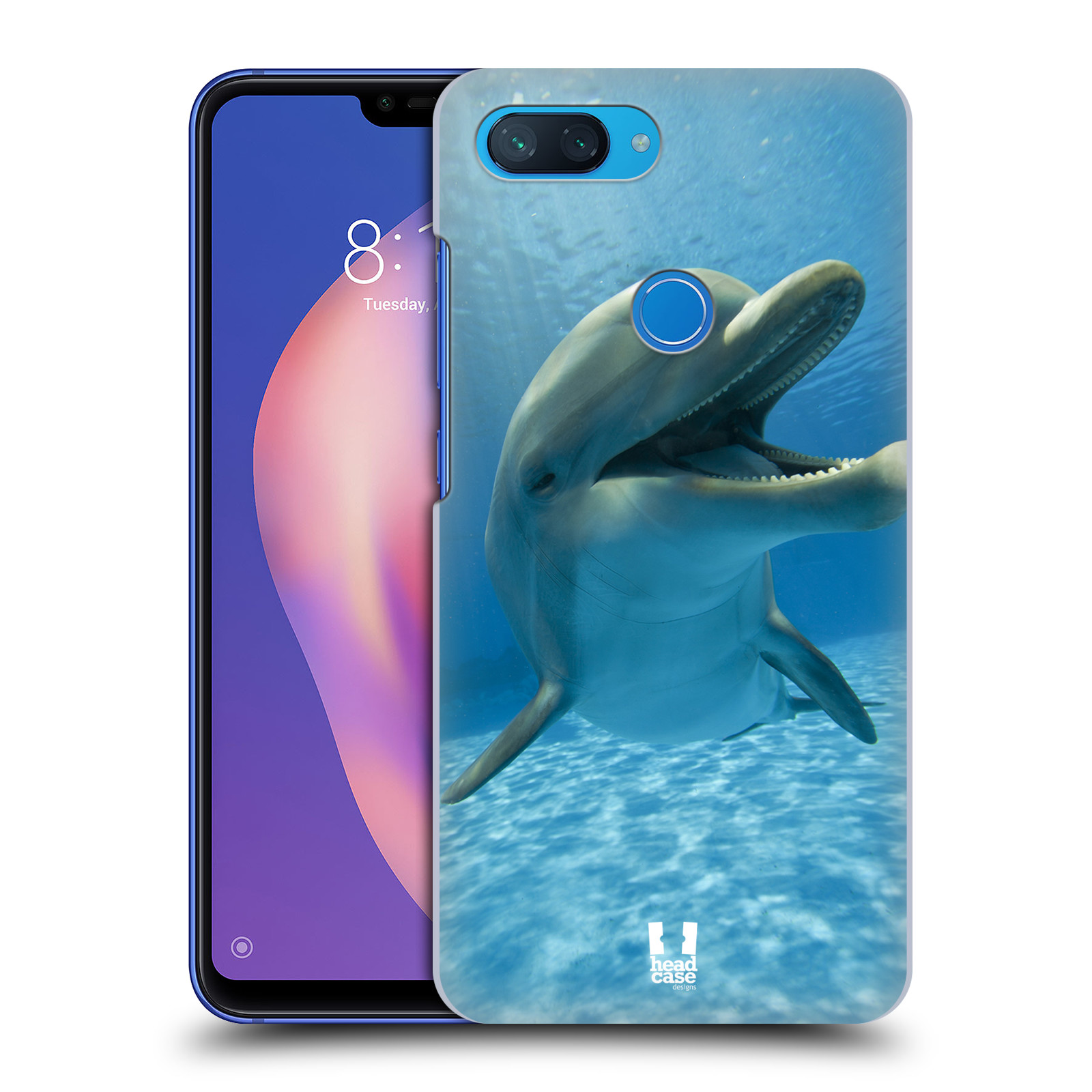 Zadní obal pro mobil Xiaomi Mi 8 LITE - HEAD CASE - Svět zvířat delfín v moři