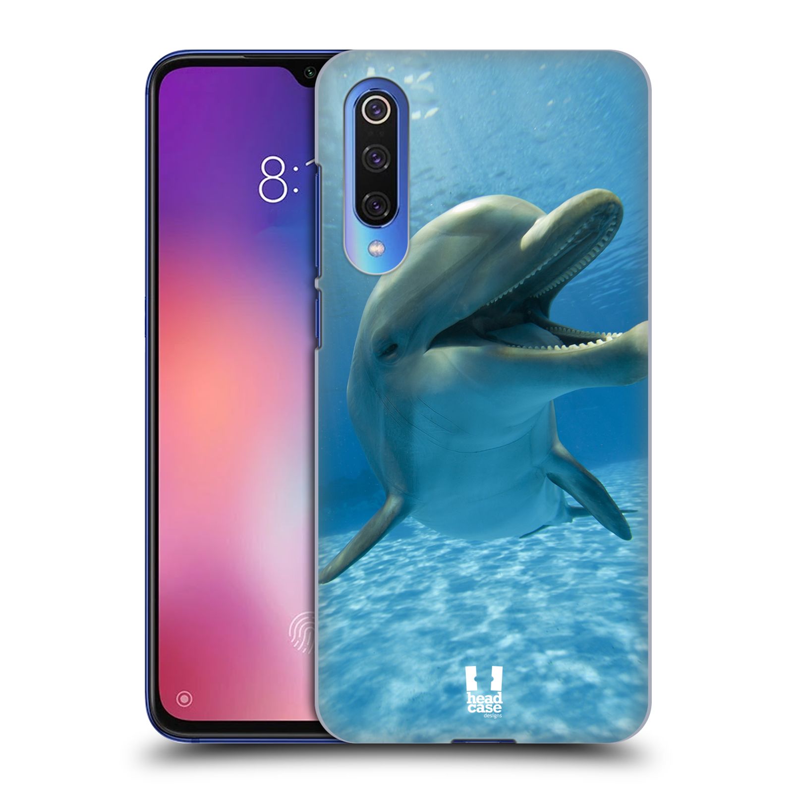 Zadní obal pro mobil Xiaomi Mi 9 SE - HEAD CASE - Svět zvířat delfín v moři