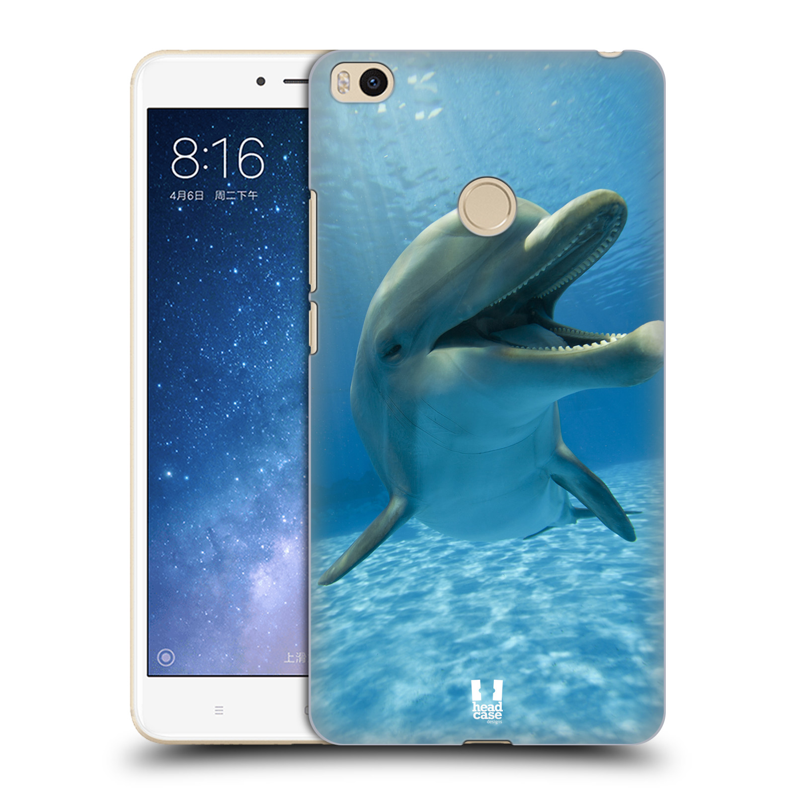 Zadní obal pro mobil Xiaomi Mi Max 2 - HEAD CASE - Svět zvířat delfín v moři